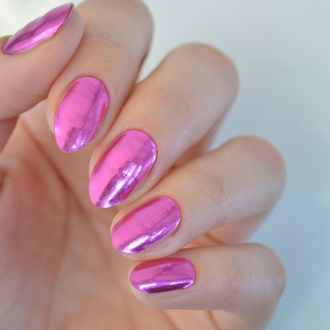 Cute Girl Mirror | Super Jellies DIY Hard Semi Cured Gel Nail Wraps