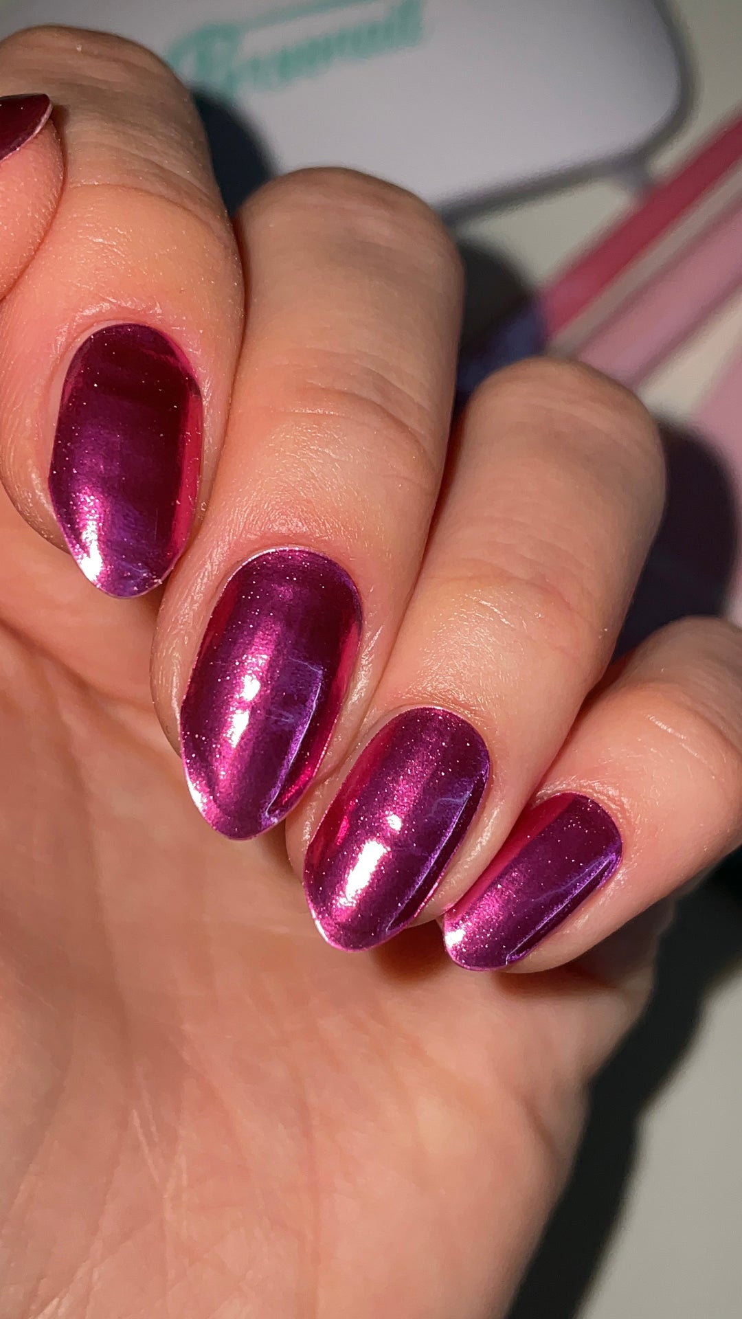 Cute Girl Mirror | Super Jellies DIY Hard Semi Cured Gel Nail Wraps