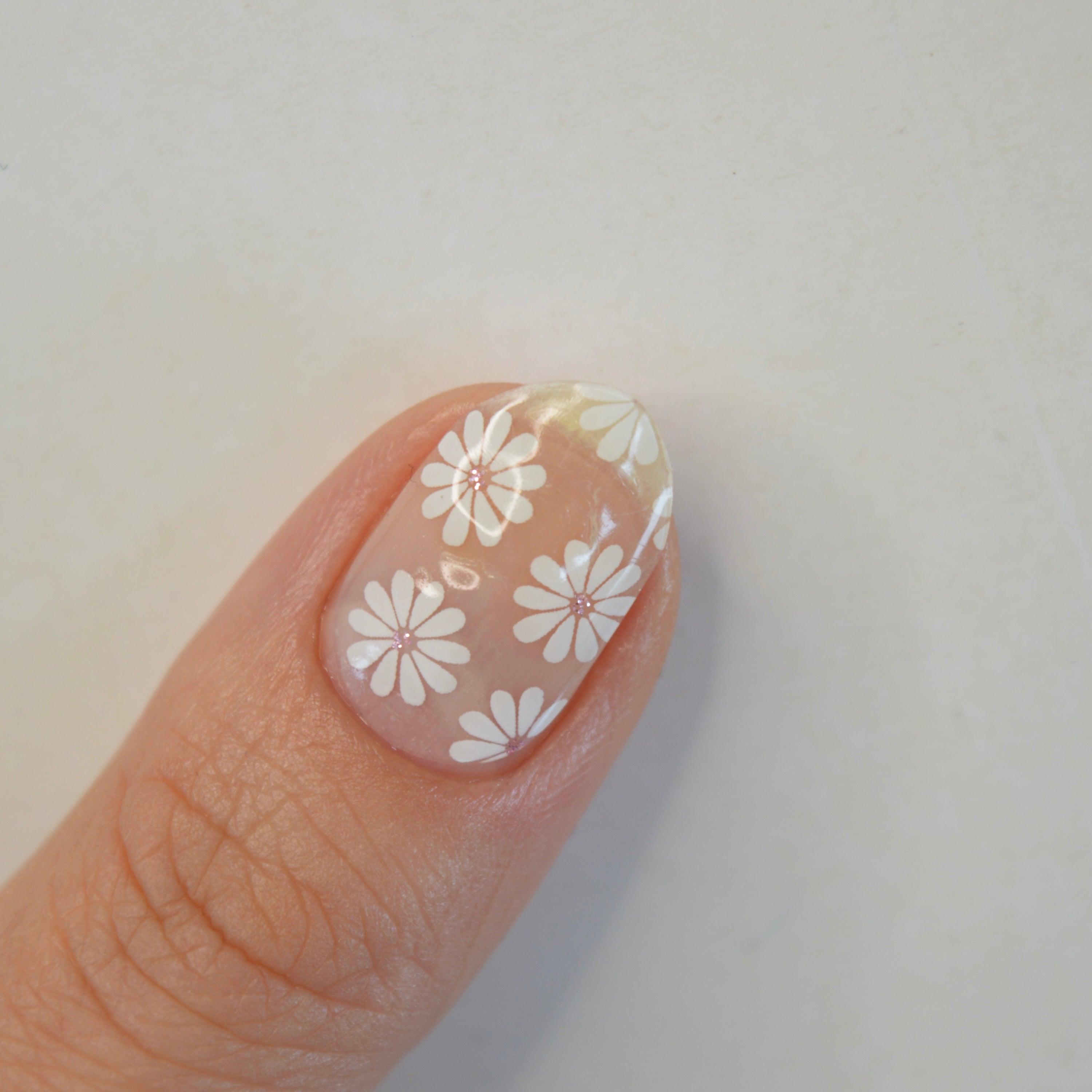 Daisy Chain | Super Jellies DIY Hard Semi Cured Gel Nail Wraps