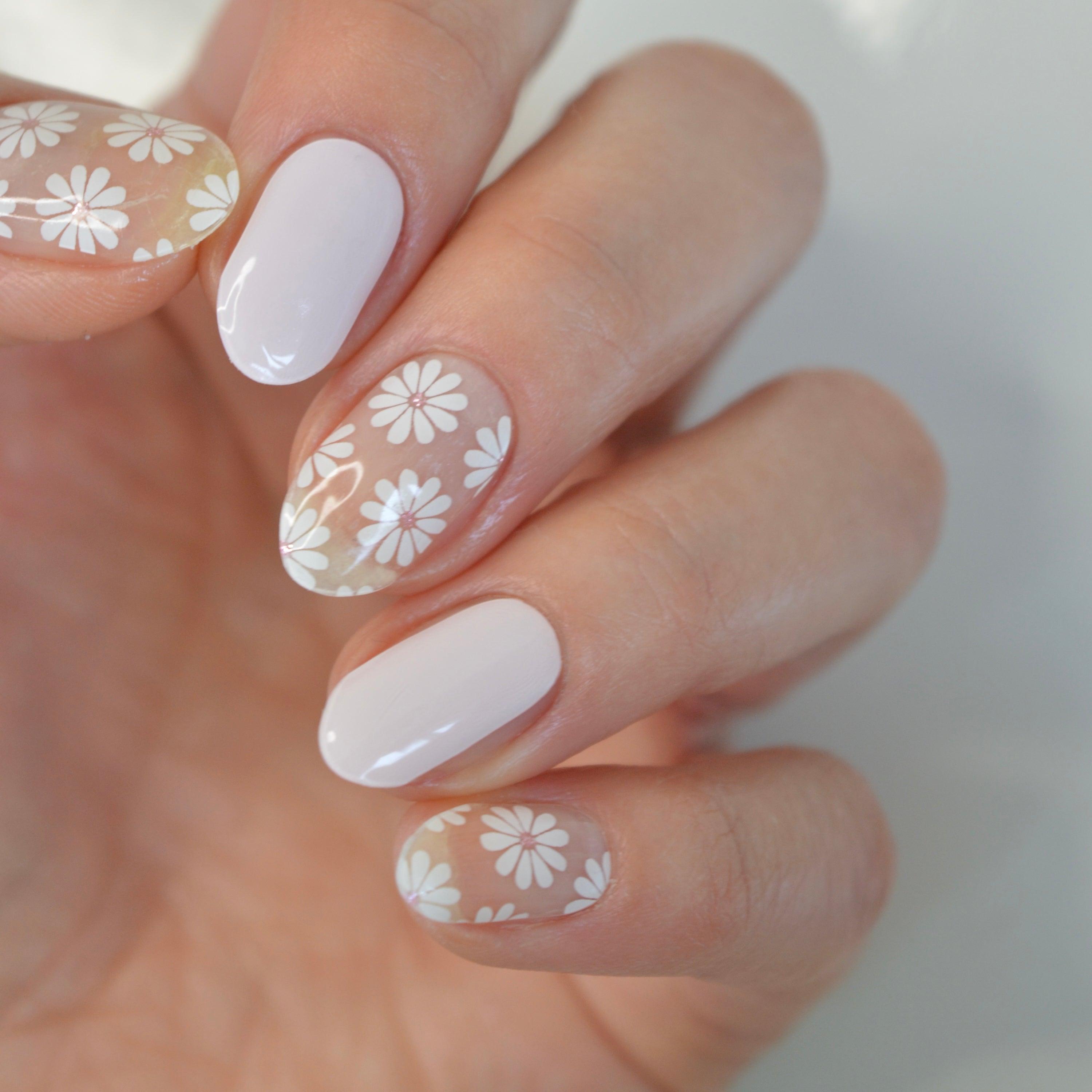Daisy Chain | Super Jellies DIY Hard Semi Cured Gel Nail Wraps