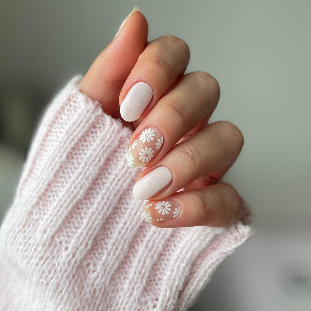 Daisy Chain | Super Jellies DIY Hard Semi Cured Gel Nail Wraps
