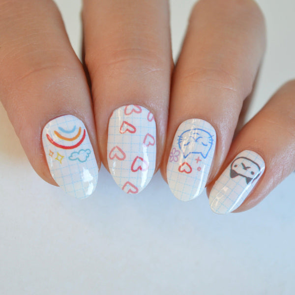 Doodles | Jess The Chen Collab Nail Polish Wrap