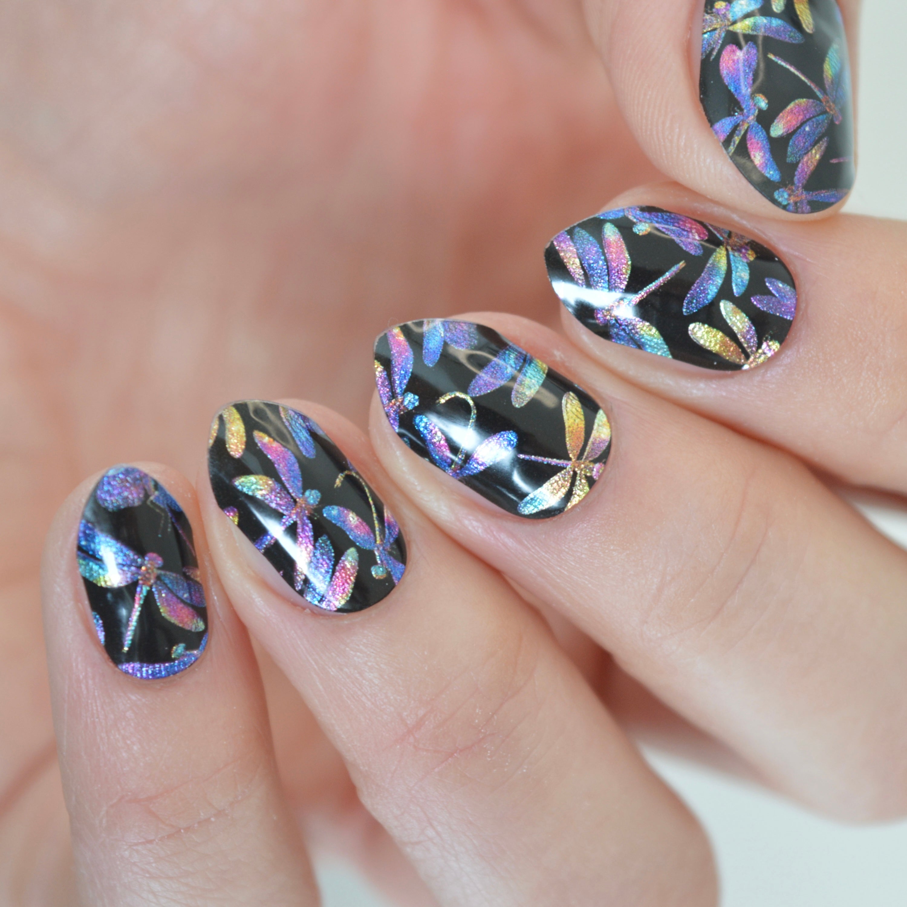 Dragonfly | Super Jellies DIY Hard Semi Cured Gel Nail Wraps