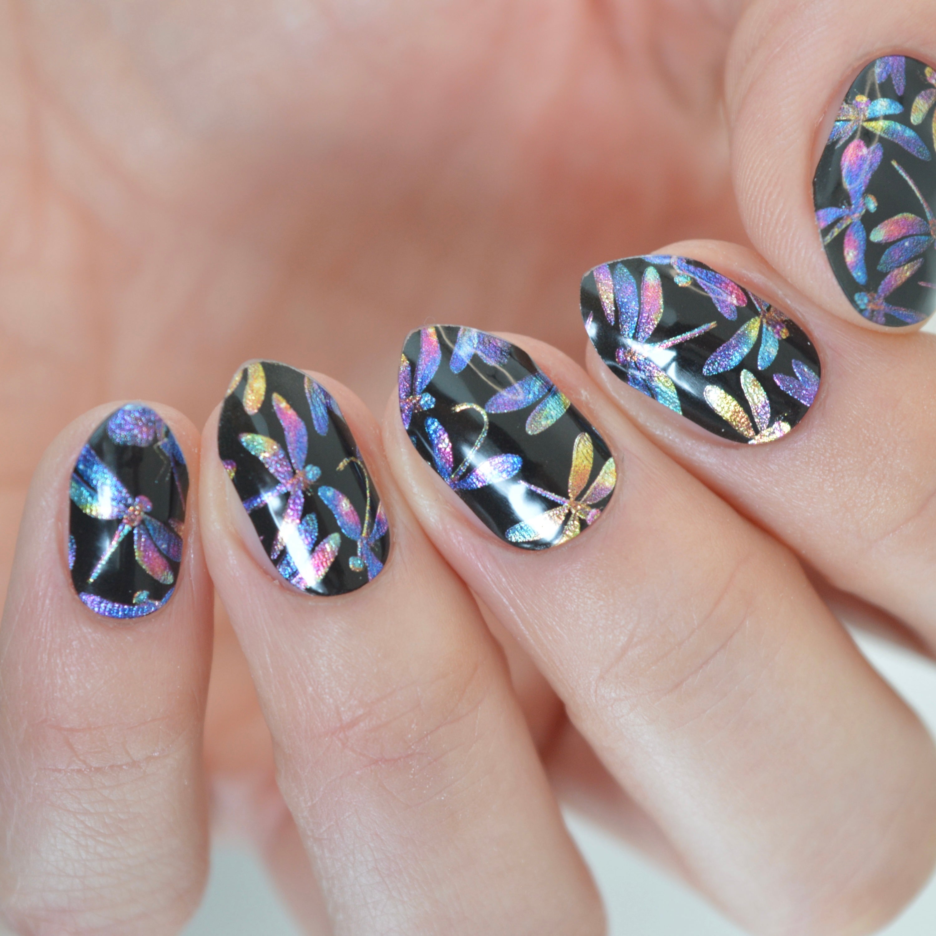 Dragonfly | Super Jellies DIY Hard Semi Cured Gel Nail Wraps