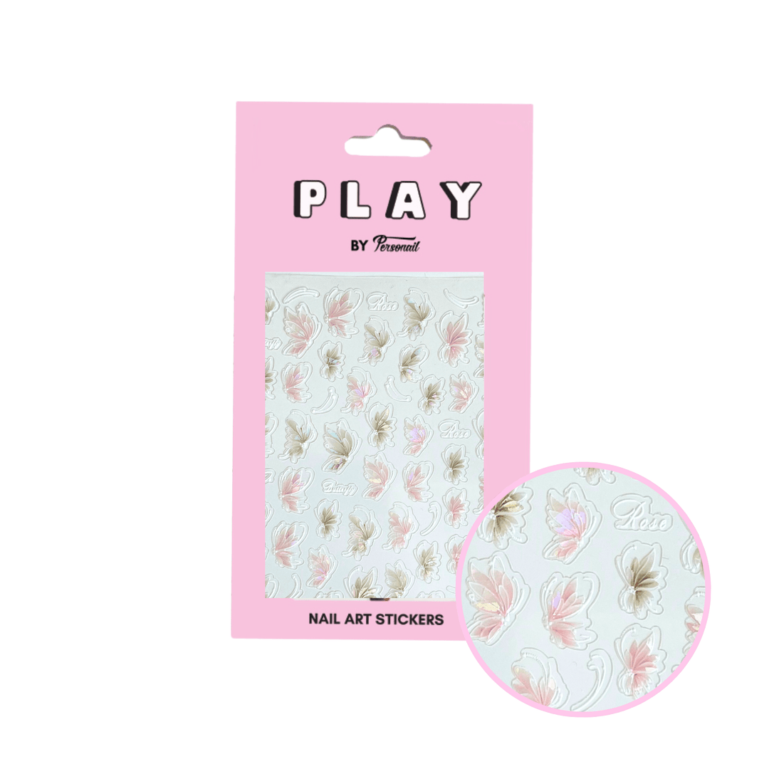 Enchanted Flutter Nail Art Sticker