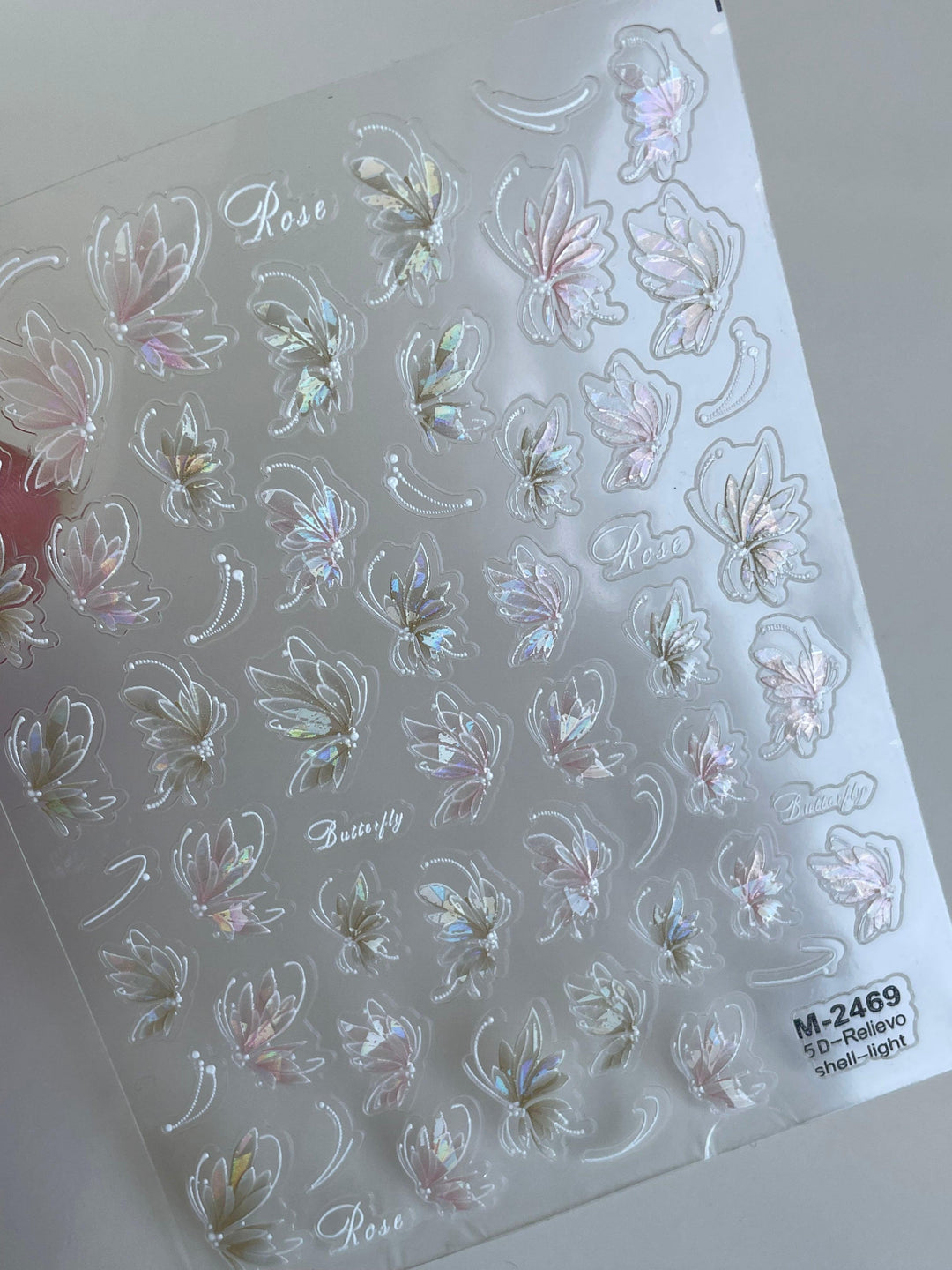 Enchanted Flutter Nail Art Sticker