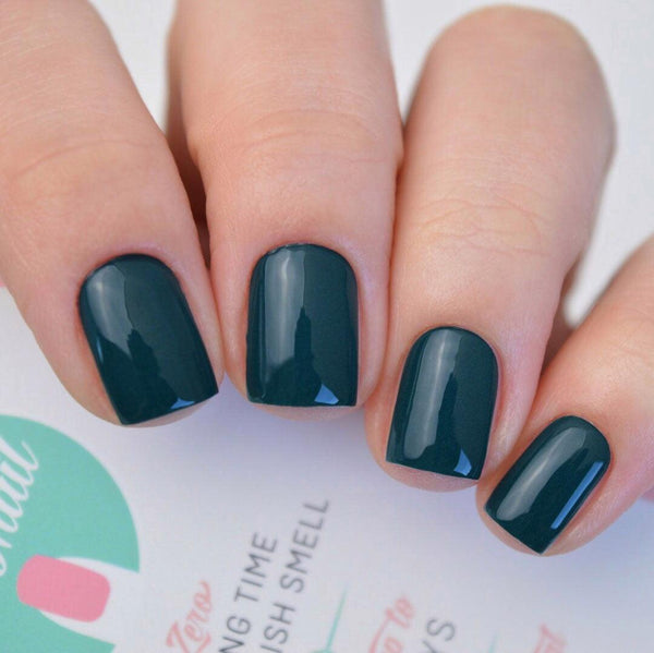 Evergreen | Dark Green Colour Nail Polish Wrap