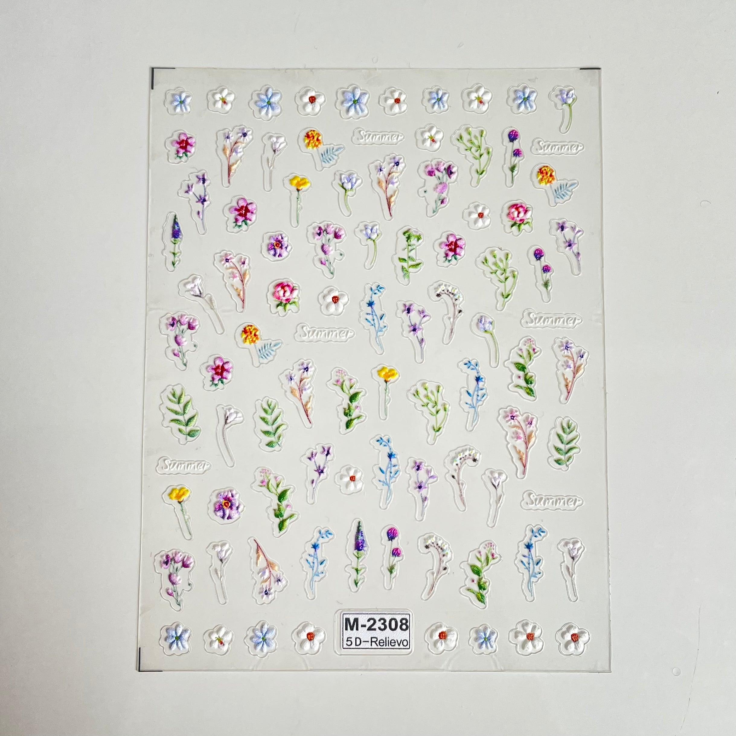 Flora PLAY Nail Art Sticker
