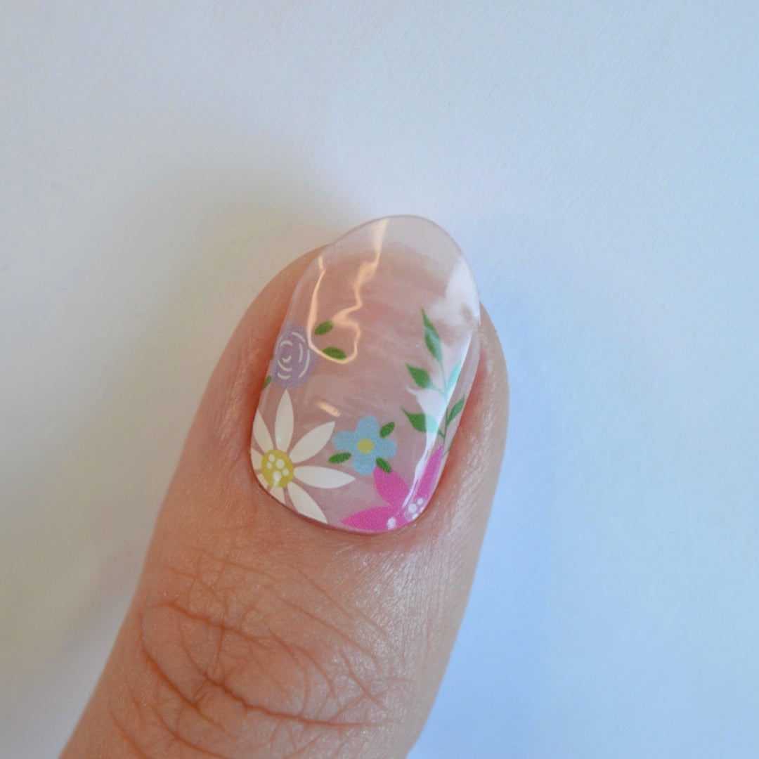 Flower | Super Jellies DIY Hard Semi Cured Gel Nail Wraps
