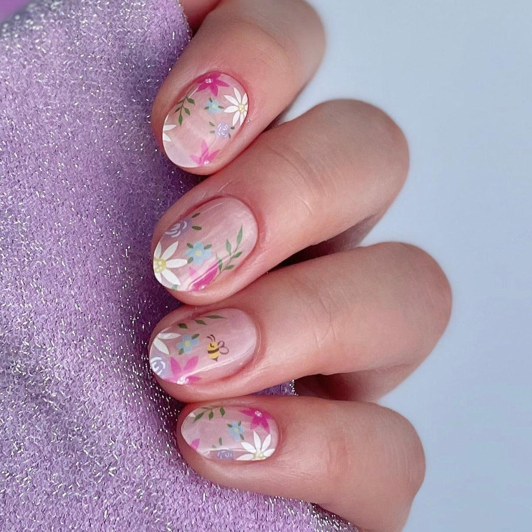Flower | Super Jellies DIY Hard Semi Cured Gel Nail Wraps