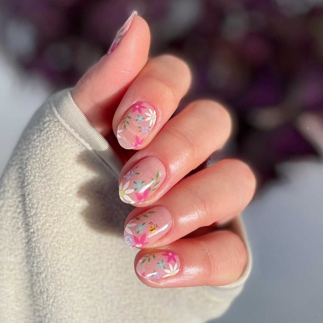 Flower | Super Jellies DIY Hard Semi Cured Gel Nail Wraps