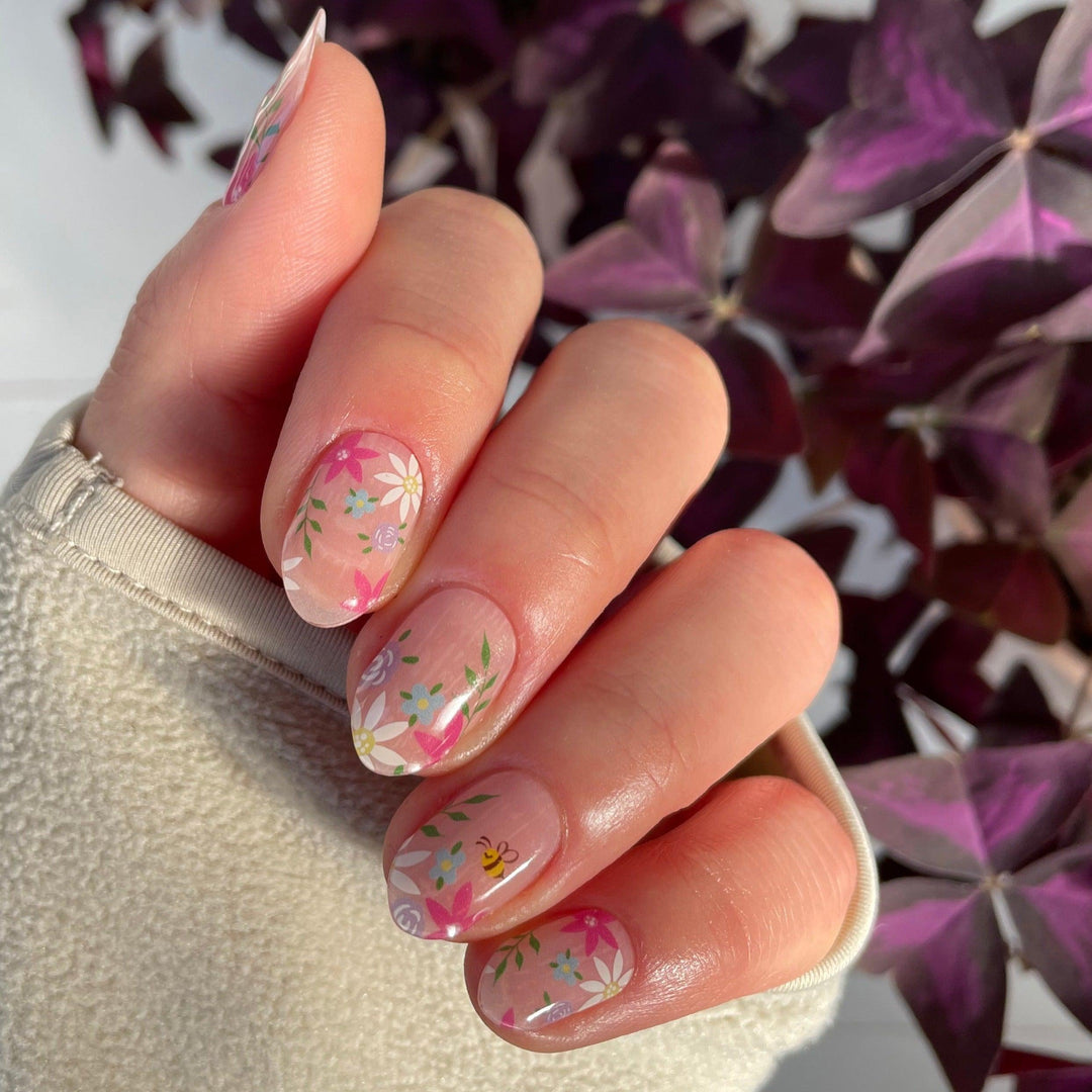 Flower | Super Jellies DIY Hard Semi Cured Gel Nail Wraps