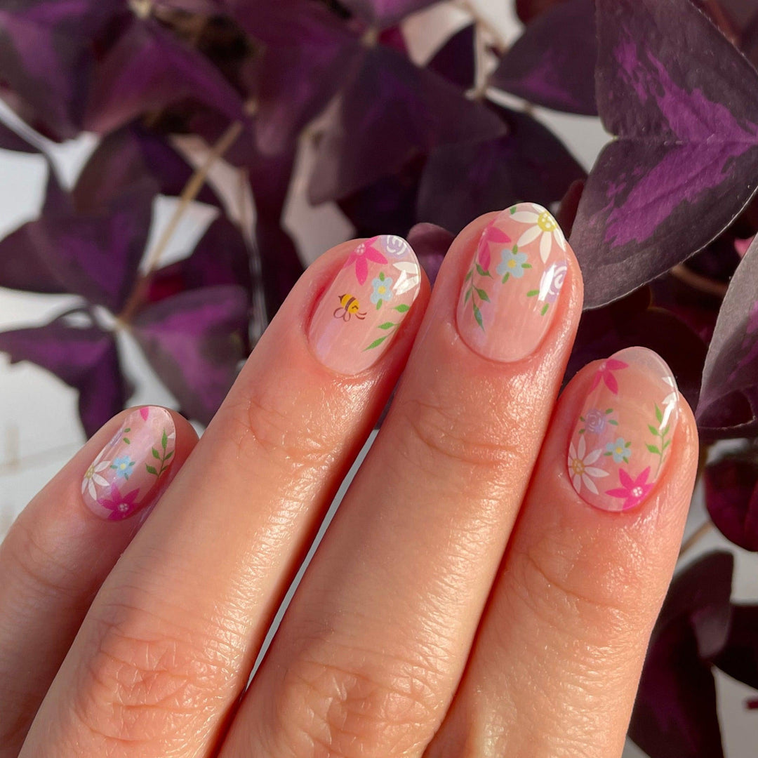 Flower | Super Jellies DIY Hard Semi Cured Gel Nail Wraps