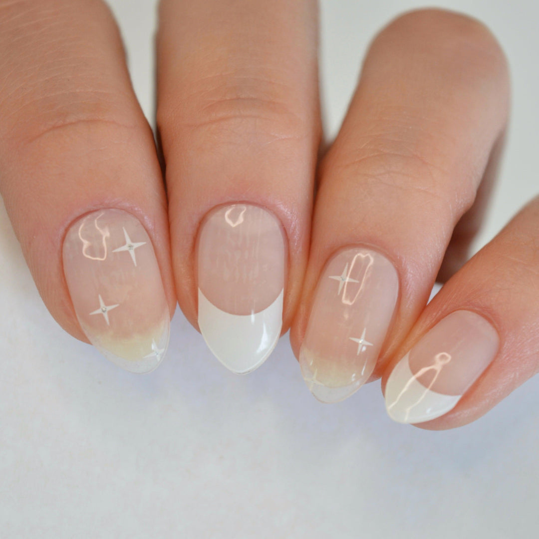 Frenchie Star | Super Jellies DIY Hard Semi Cured Gel Nail Wraps