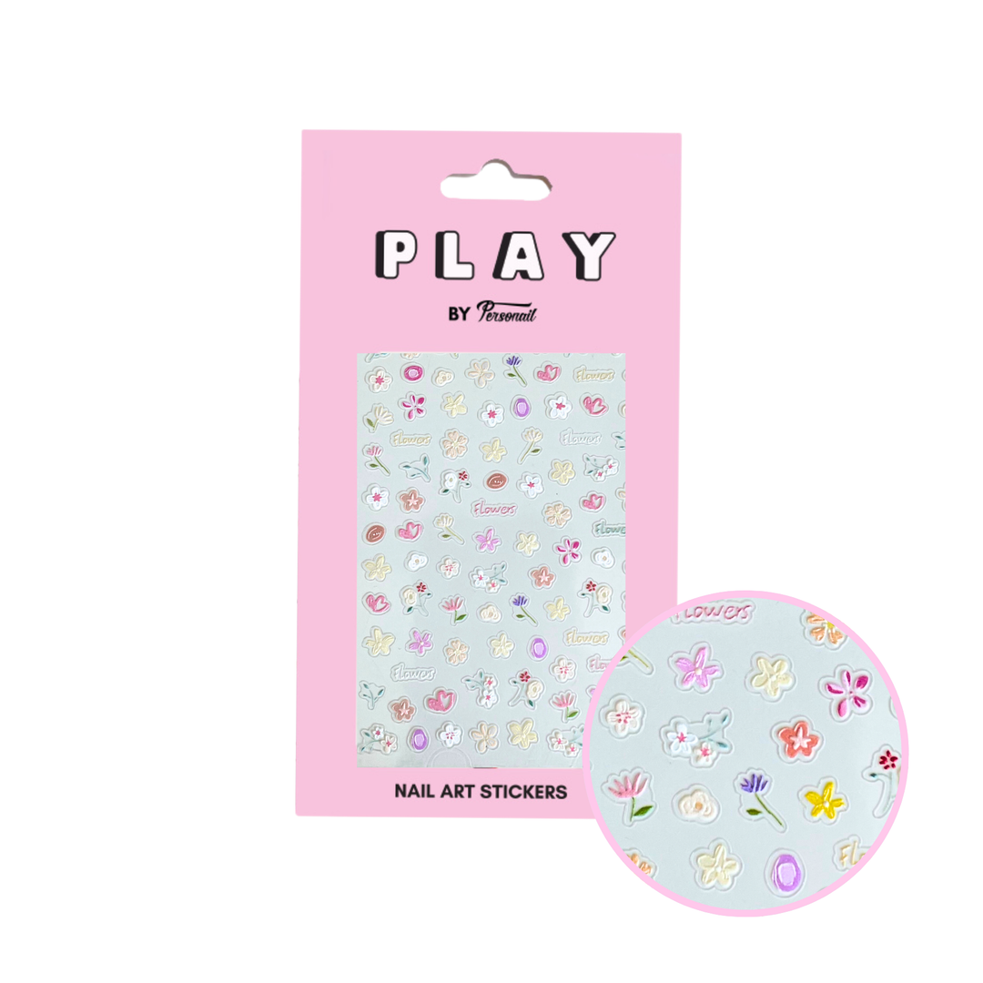 Full Bloom Nail Art Sticker