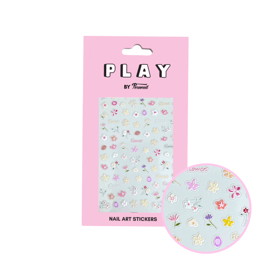 Full Bloom Nail Art Sticker