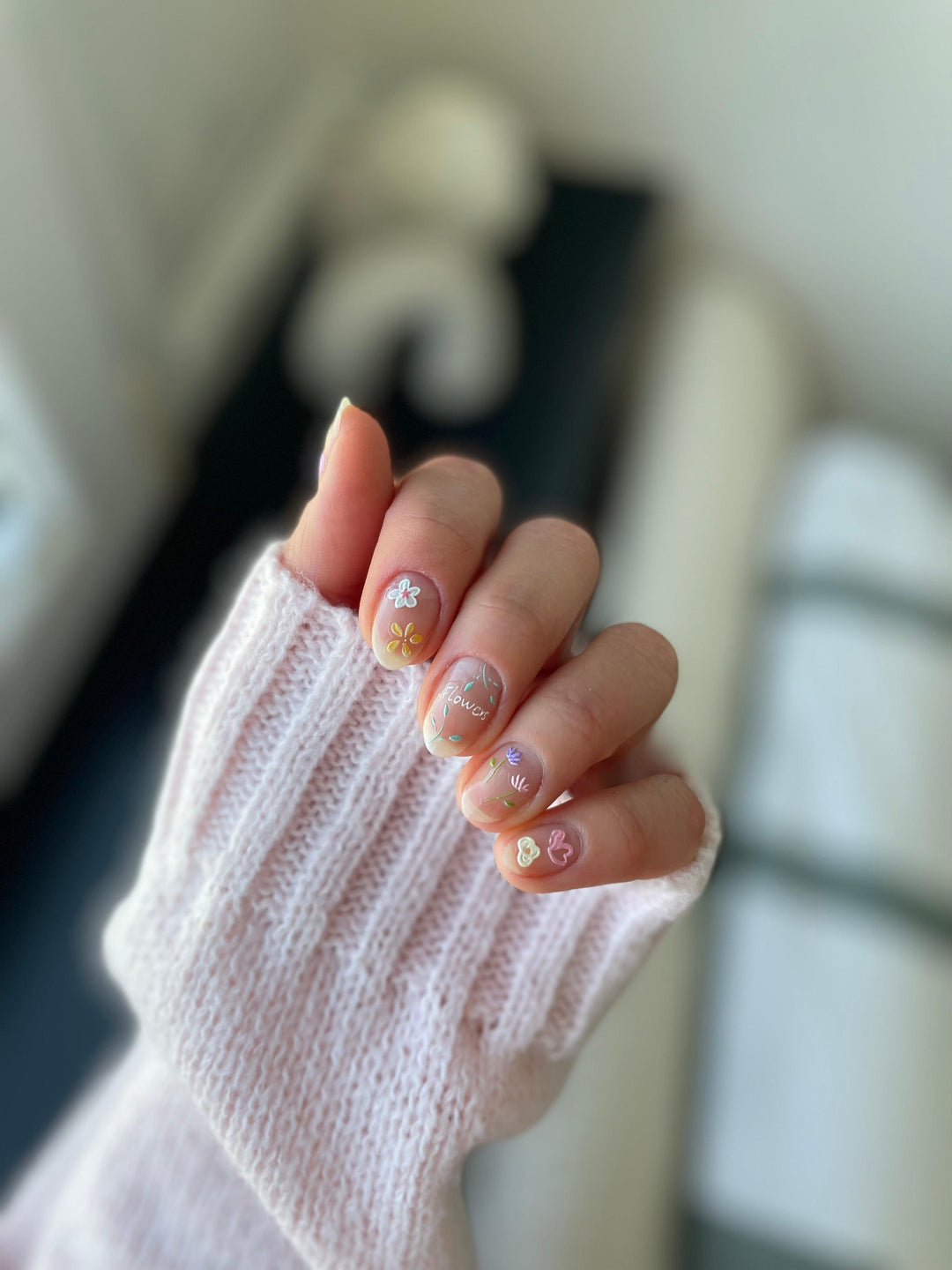 Full Bloom Nail Art Sticker