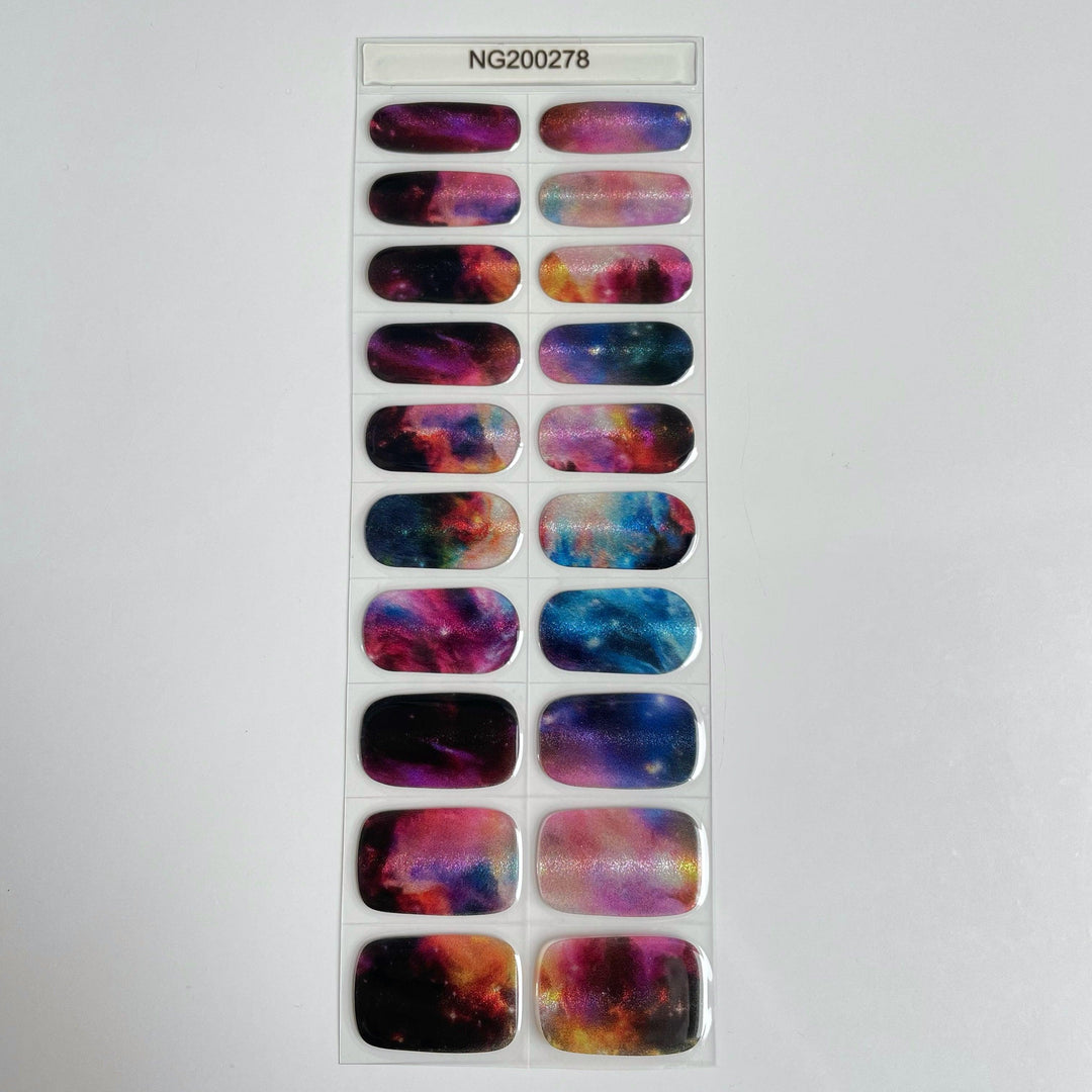 Galaxies | Super Jellies DIY Hard Semi Cured Gel Nail Wraps
