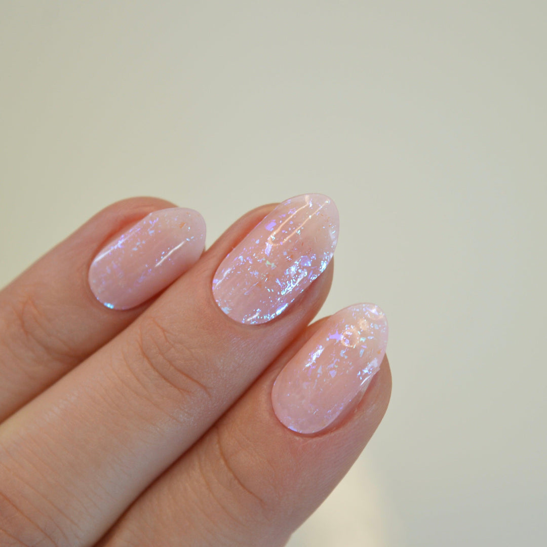 Glass Pink | Super Jellies DIY Hard Semi Cured Gel Nail Wraps