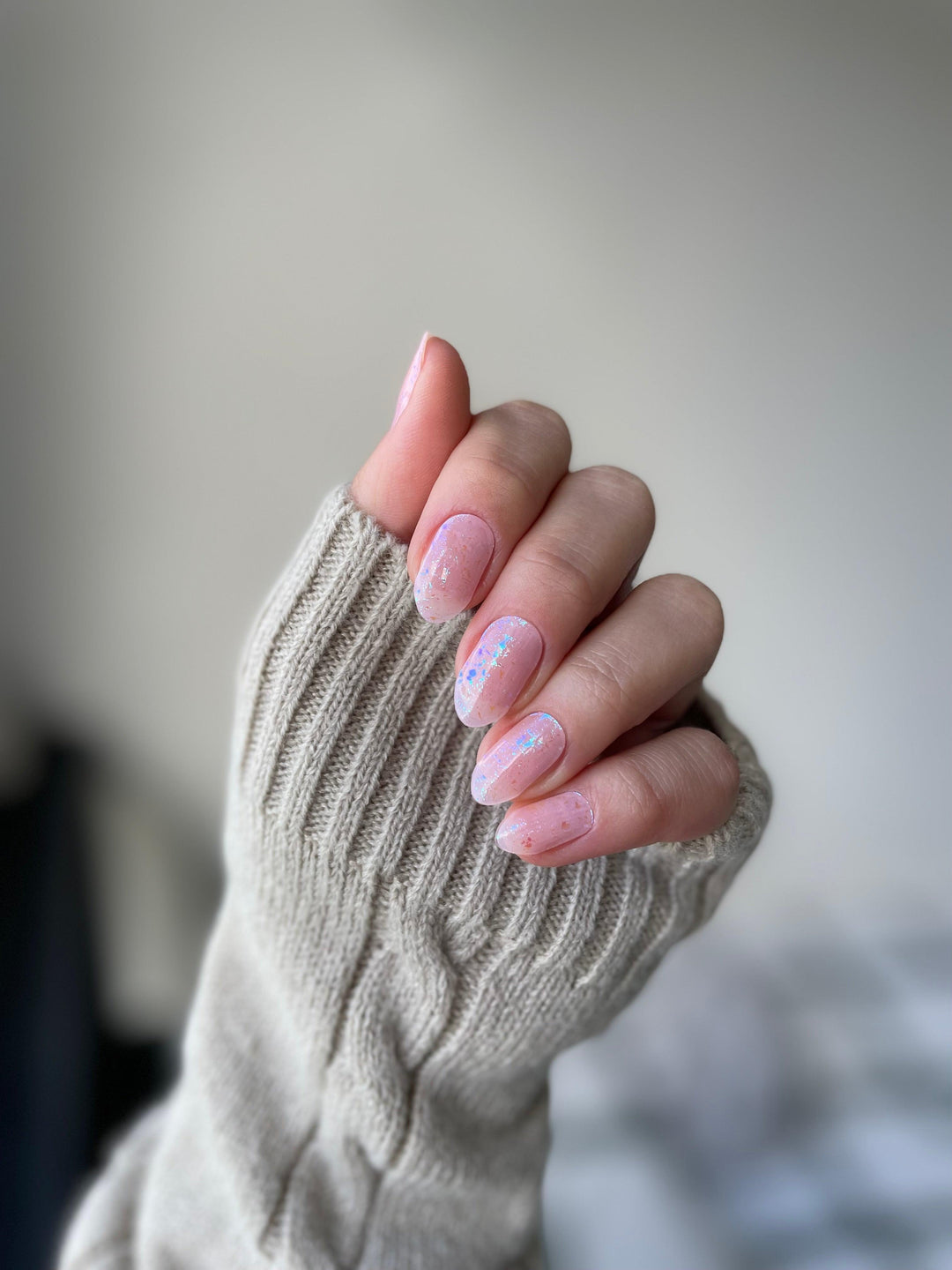 Glass Pink | Super Jellies DIY Hard Semi Cured Gel Nail Wraps