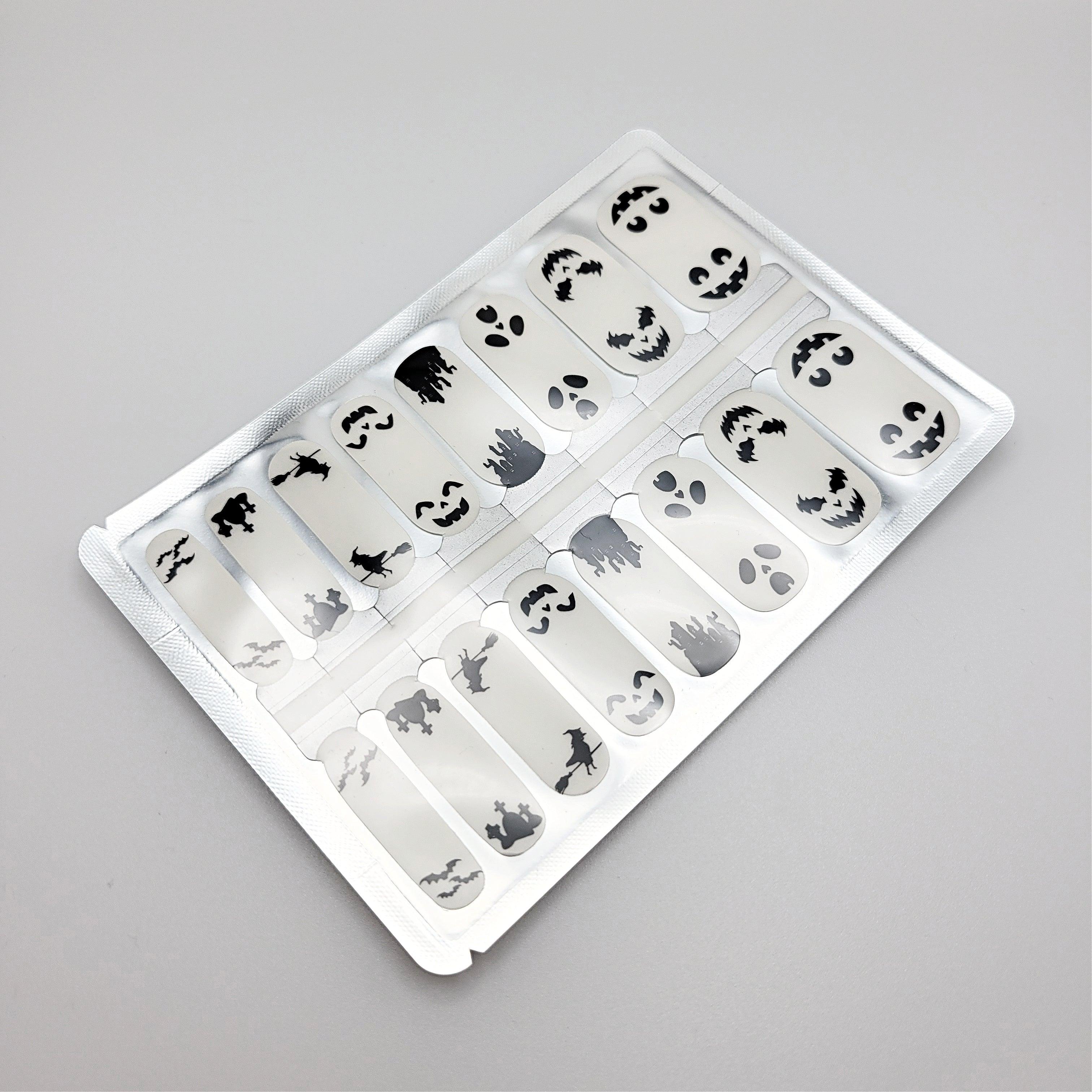 Haunted House | Transparent Halloween Themed Nail Polish Wrap