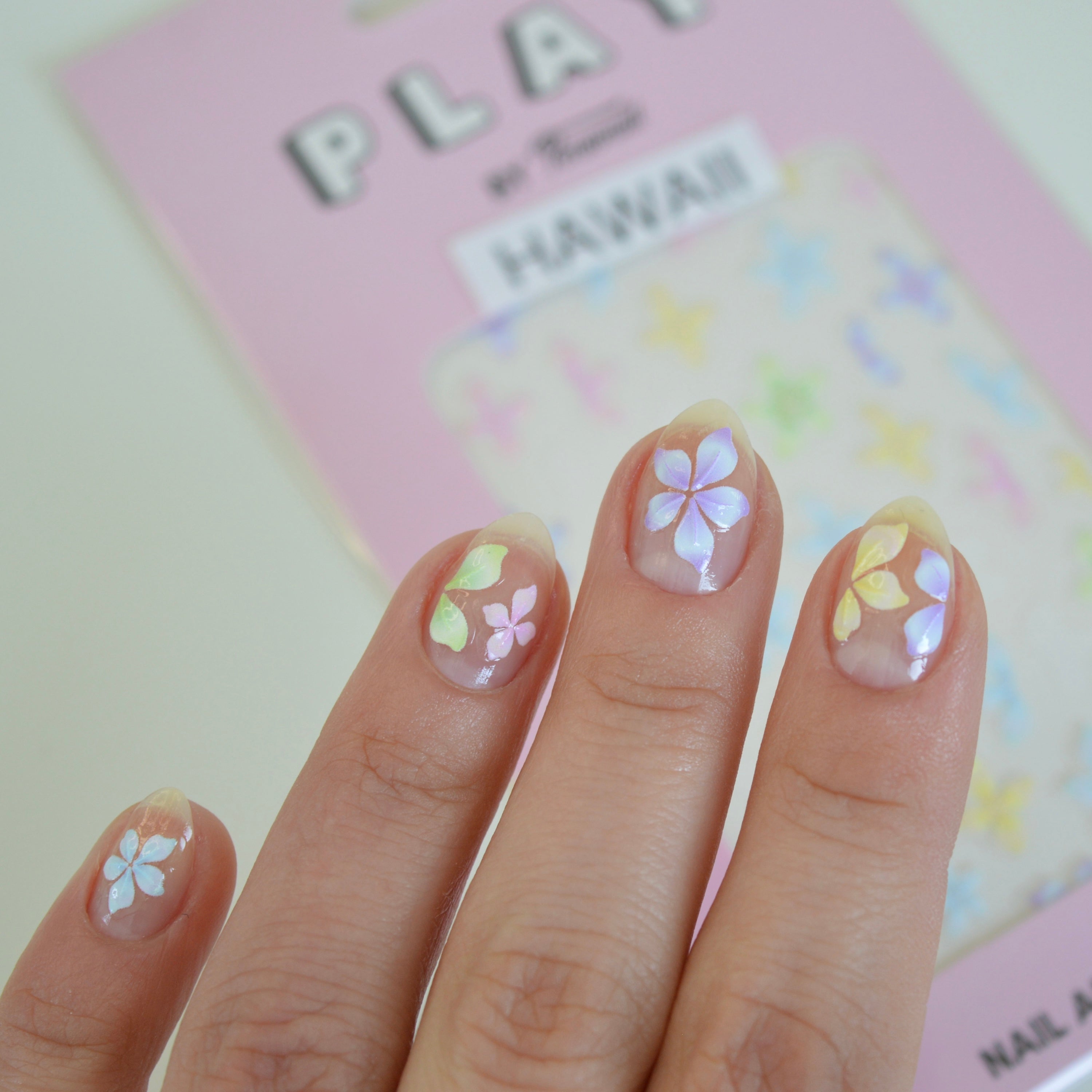 Hawaii PLAY Nail Art Sticker