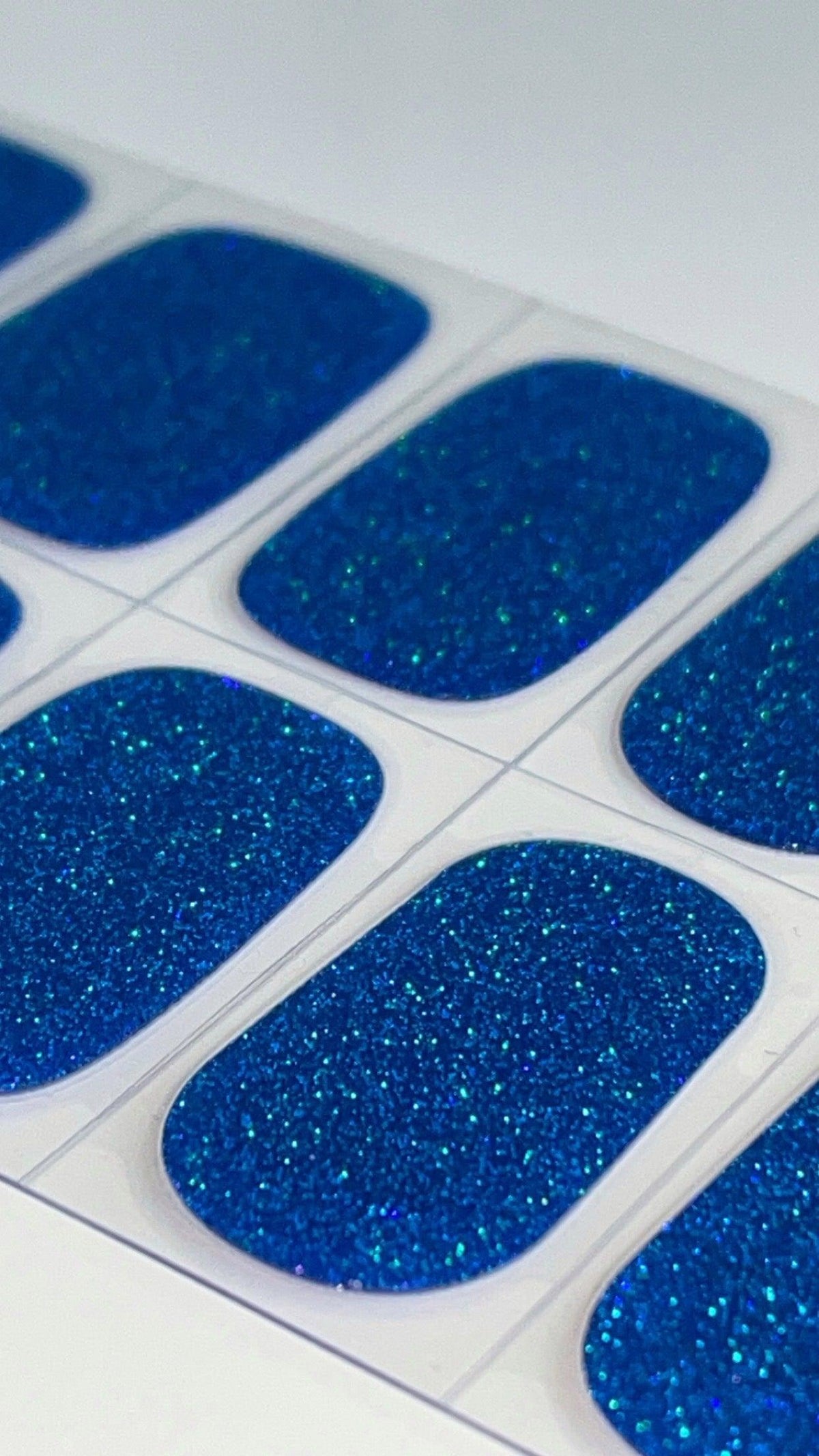 Holo Holo Blue | Super Jellies DIY Hard Semi Cured Gel Nail Wraps