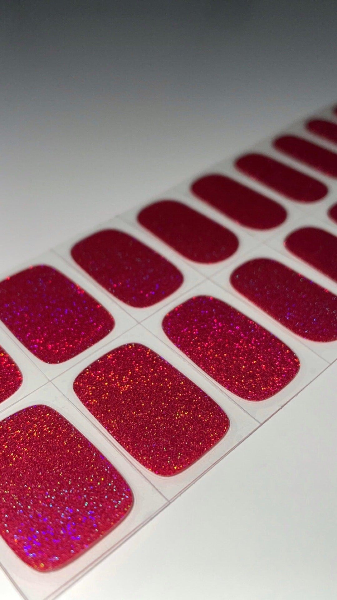 HOLO HOLO (Magenta) | Super Jellies DIY Hard Semi Cured Gel Nail Wraps
