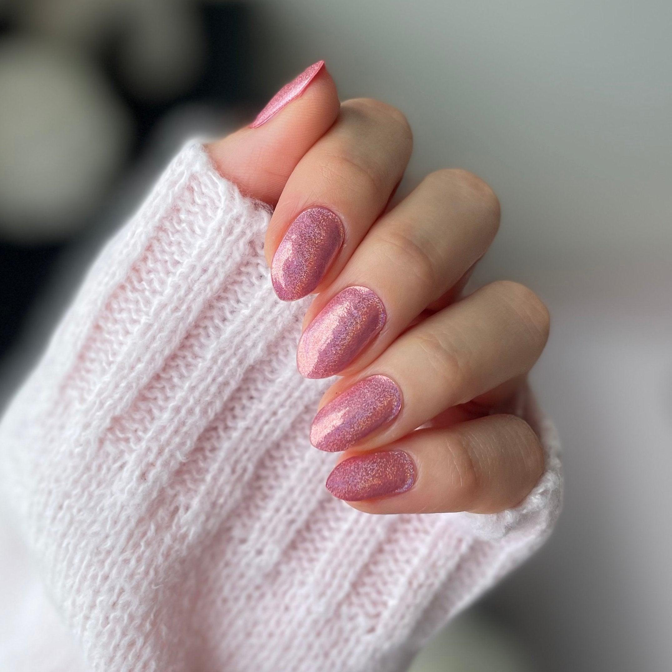 Holo Holo Pink | Super Jellies DIY Hard Semi Cured Gel Nail Wraps