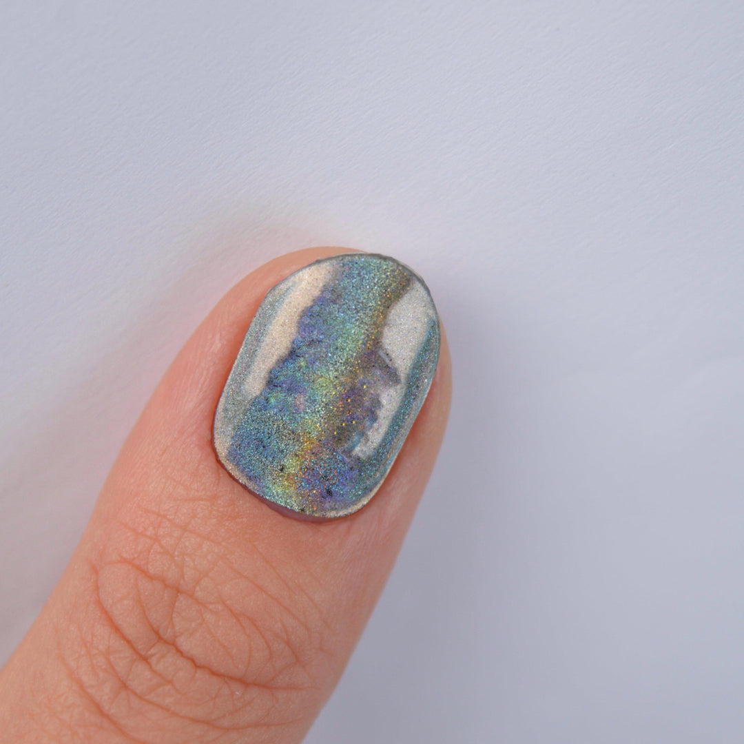 Holo Holo (Silver) | Super Jellies DIY Hard Semi Cured Gel Nail Wraps