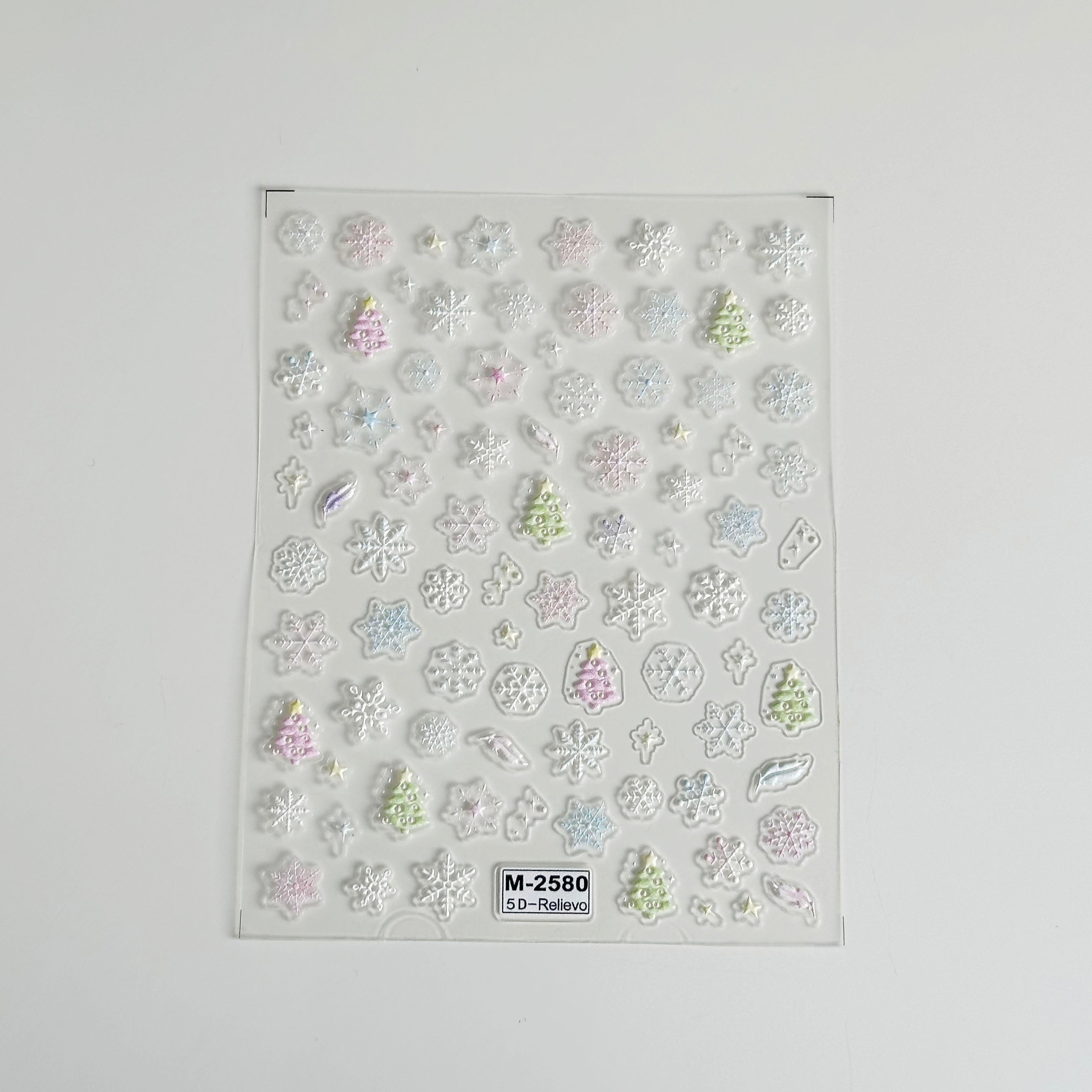 Frosty Tree PLAY Nail Art Sticker