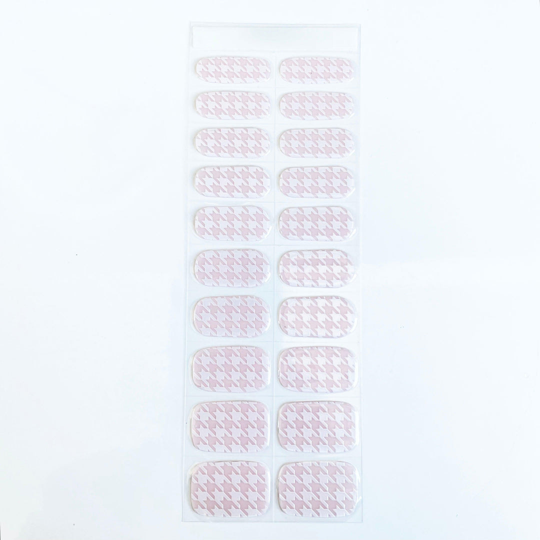 Houndstooth | Super Jellies DIY Hard Semi Cured Gel Nail Wraps