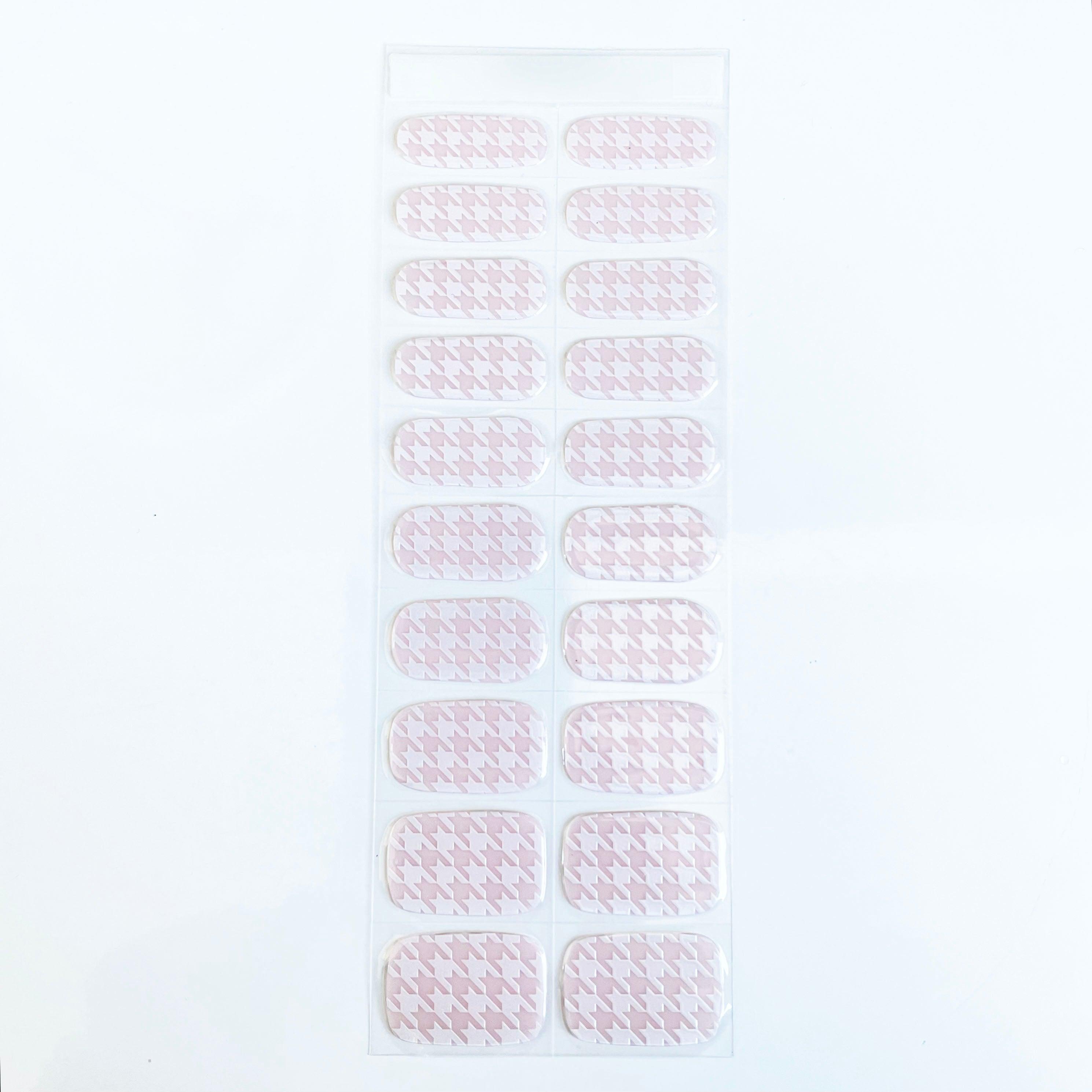 Houndstooth | Super Jellies DIY Hard Semi Cured Gel Nail Wraps