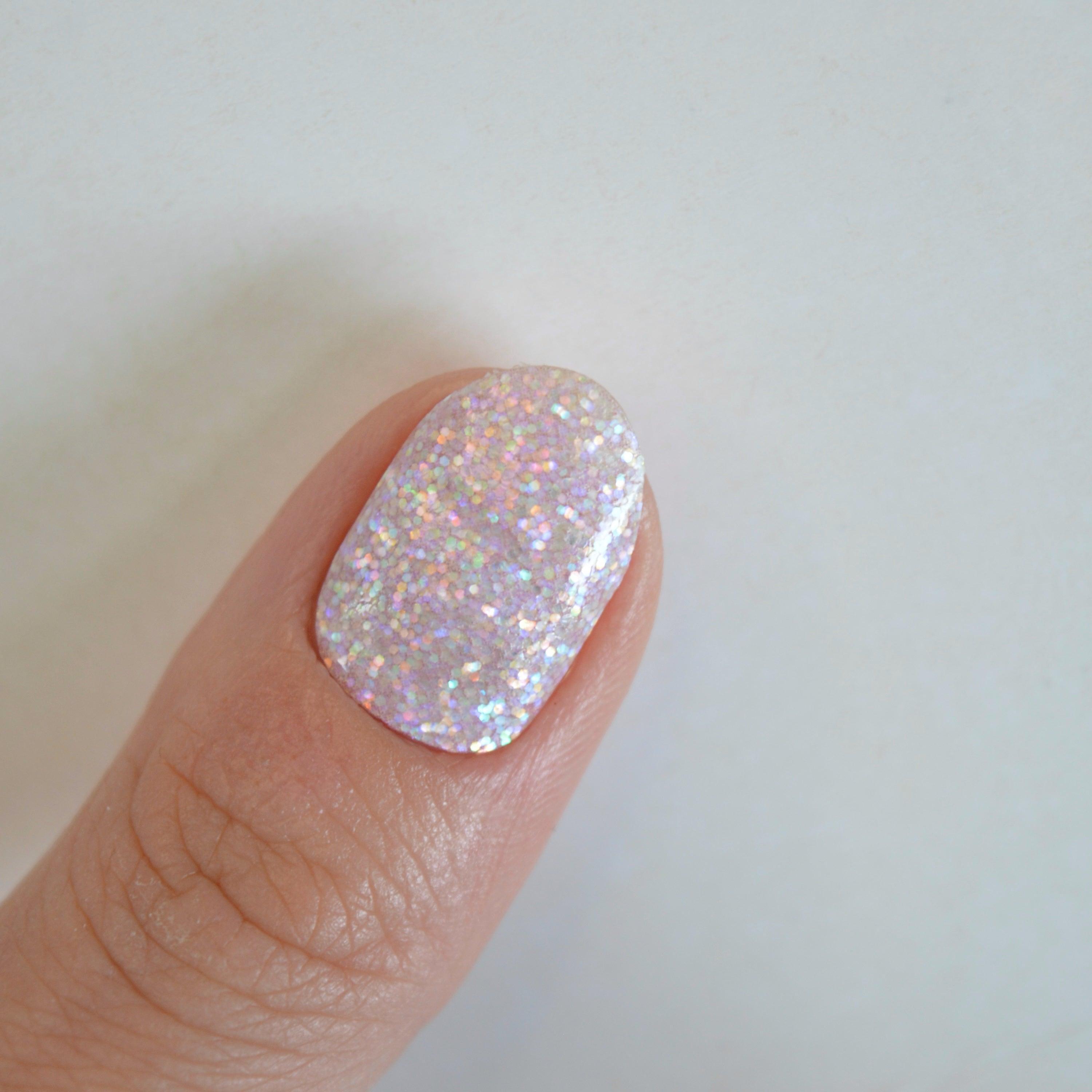 Jessica | Multi Rainbow Glitter Nail Polish Wraps