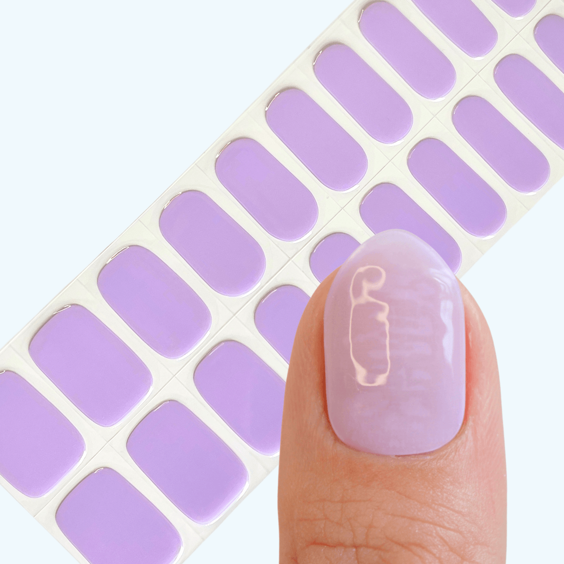 Lavender Haze | Super Jellies DIY Hard Semi Cured Gel Nail Wraps