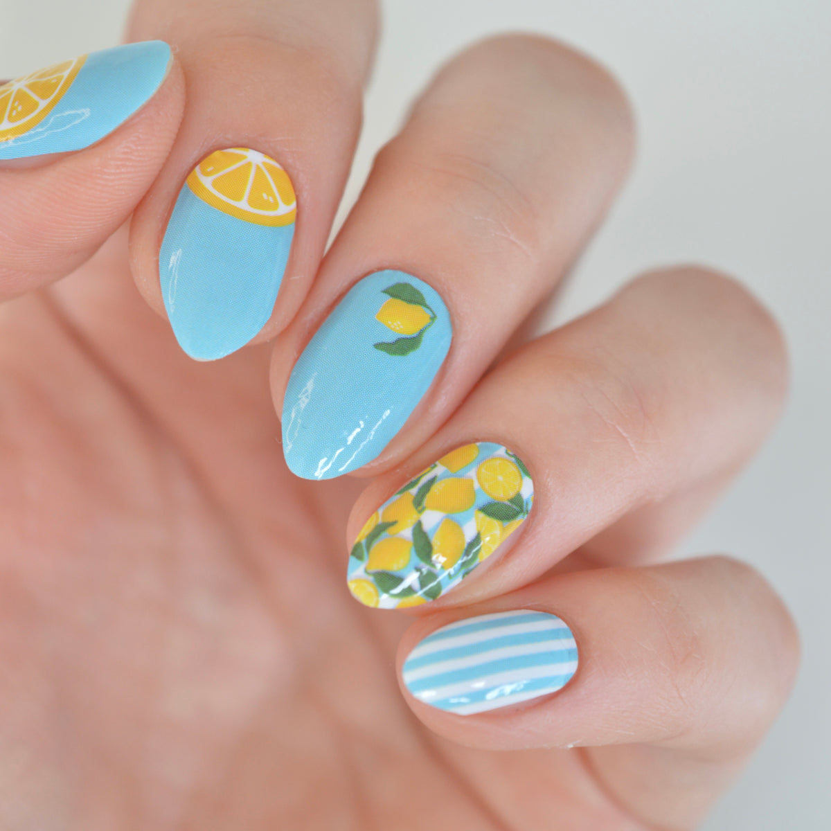 Lemon x Teggun Ashleigh | Nail Polish Wraps