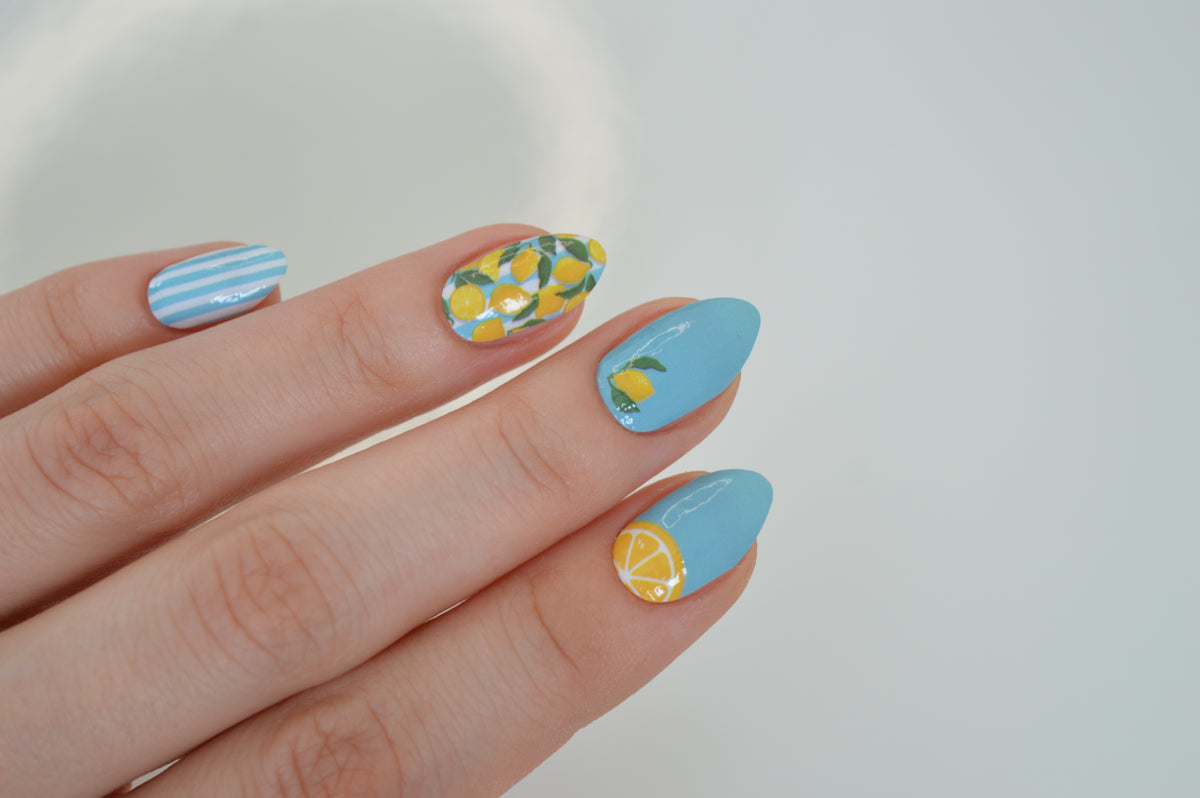 Lemon x Teggun Ashleigh | Nail Polish Wraps
