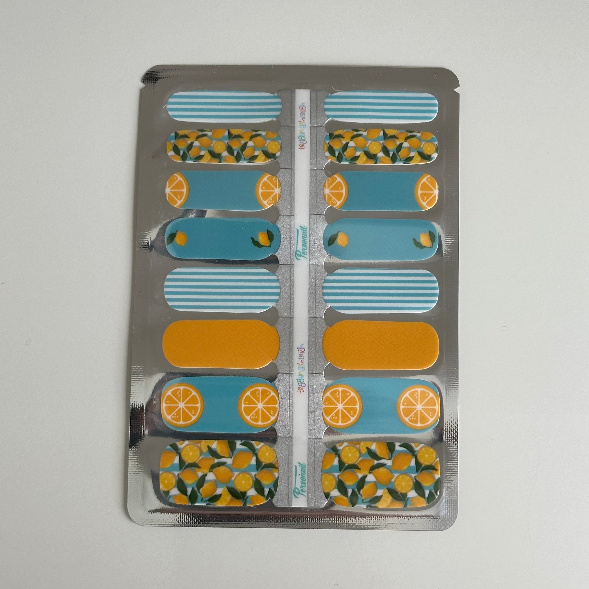 Lemon x Teggun Ashleigh | Nail Polish Wraps