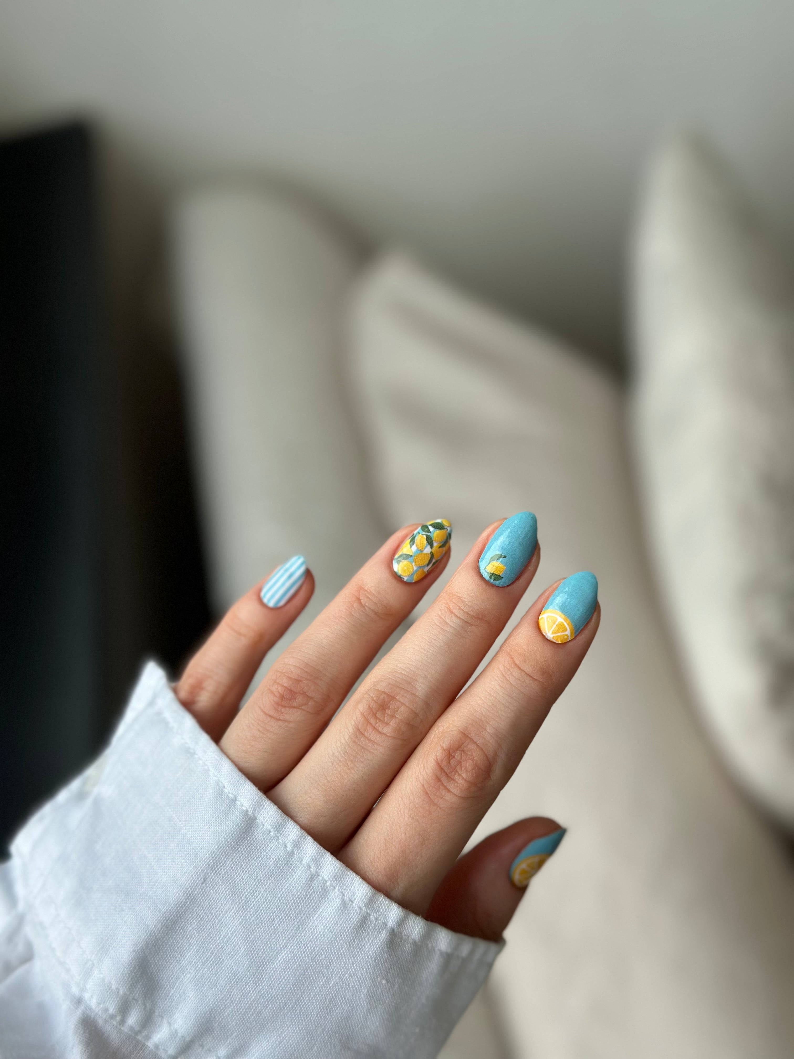 Lemon x Teggun Ashleigh | Nail Polish Wraps