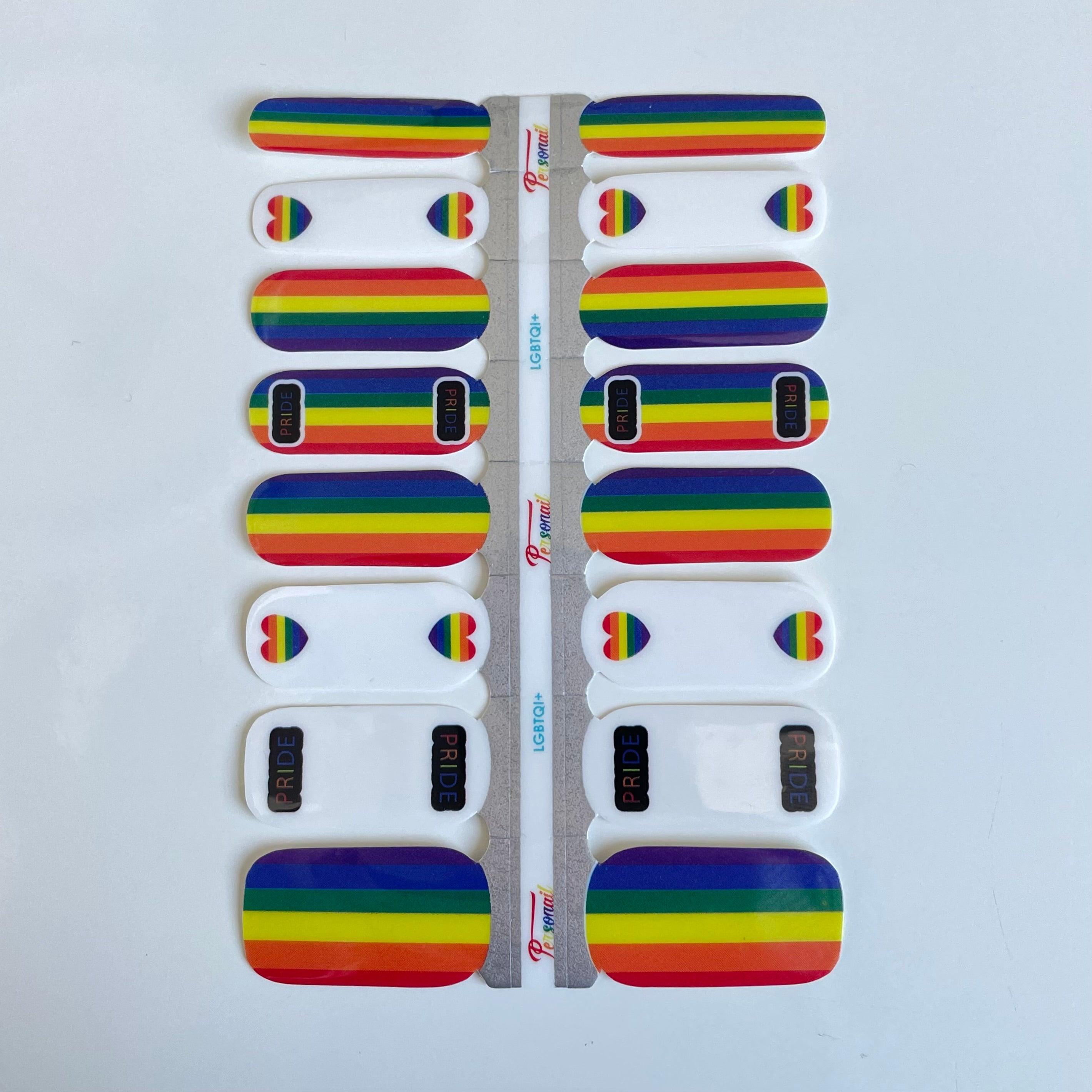 LGBTQIA+ Nail Wrap ($2 of every order to charity)