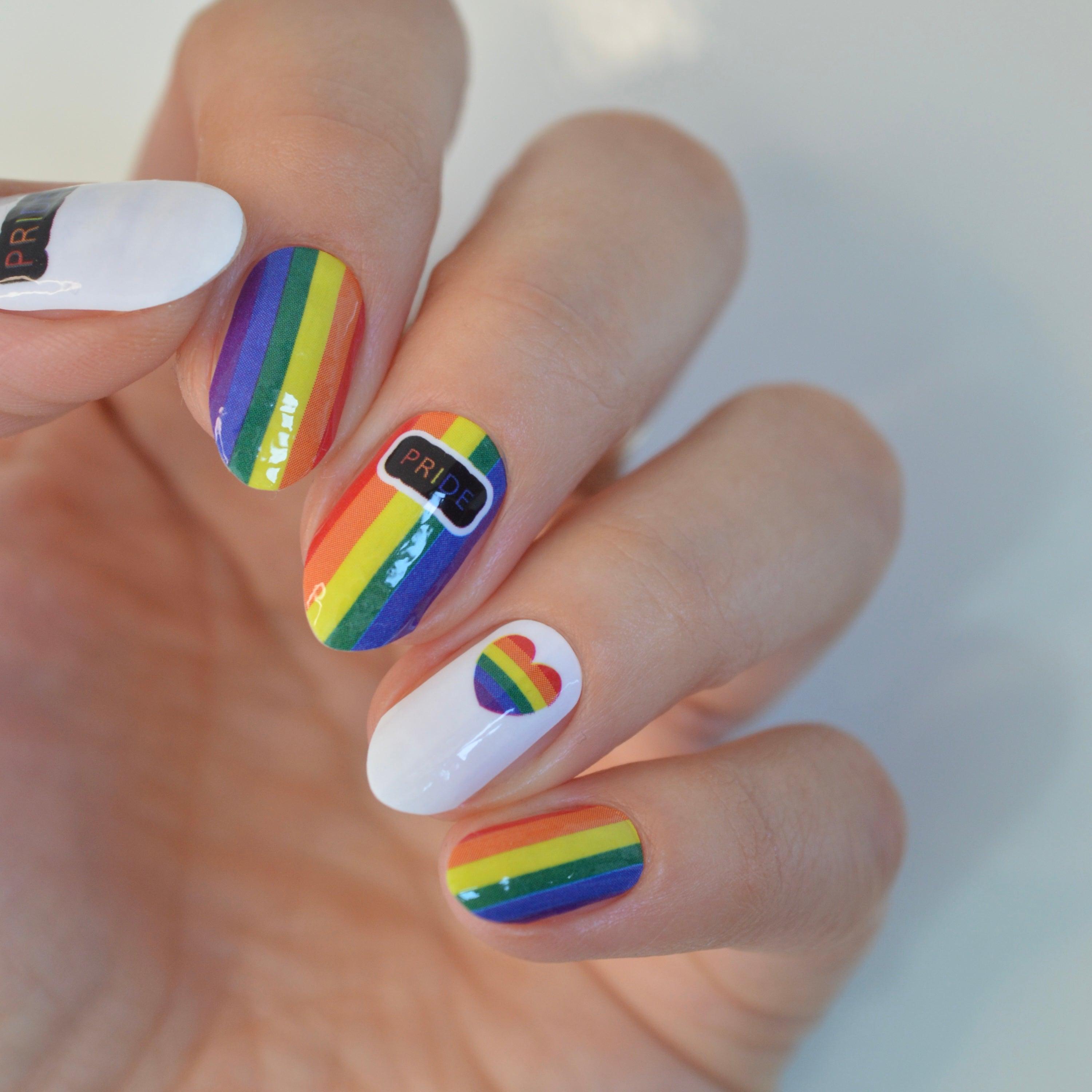 LGBTQIA+ Nail Wrap ($2 of every order to charity)
