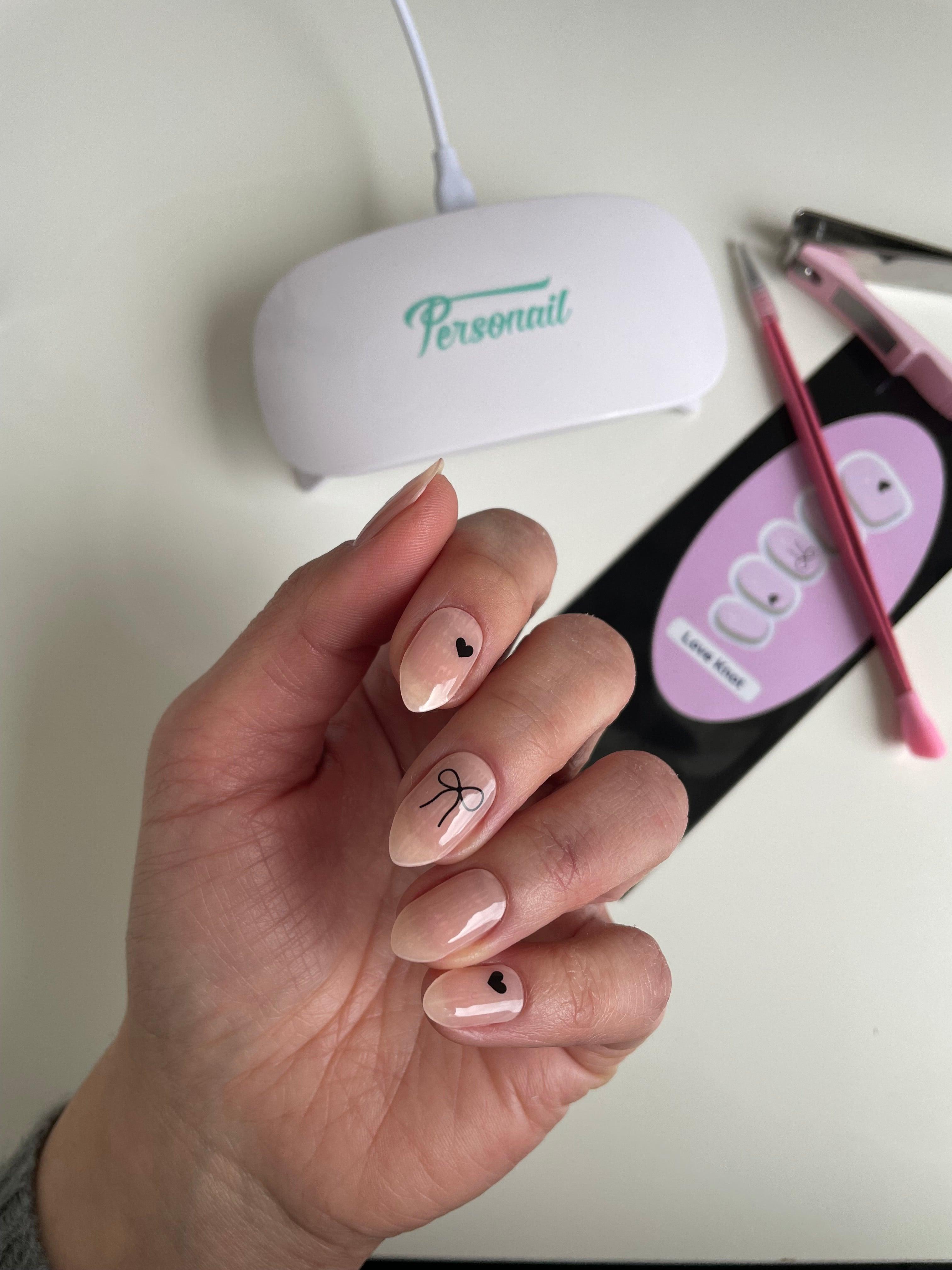 Love Knot | Super Jellies DIY Hard Semi Cured Gel Nail Wraps