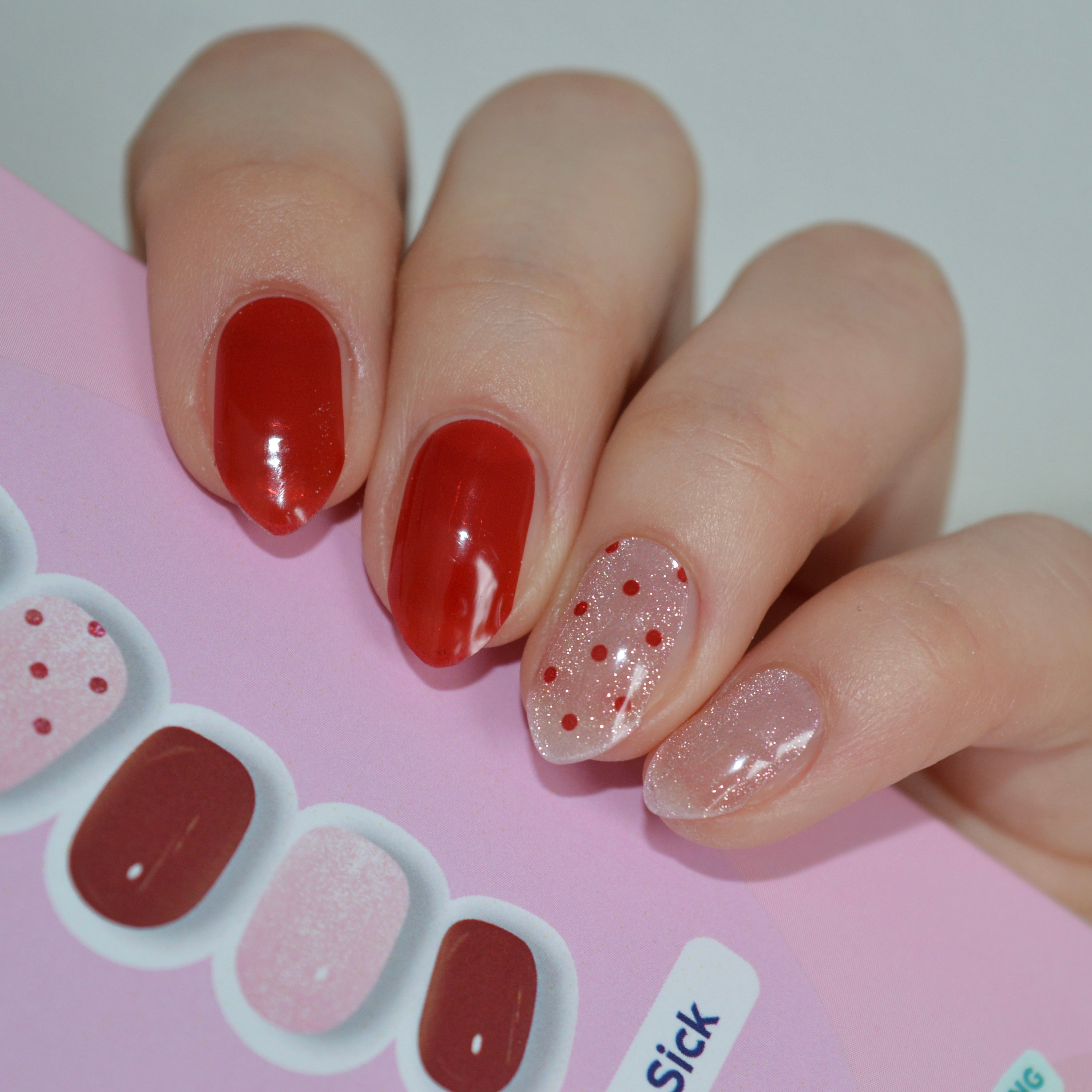 Love Sick | Super Jellies DIY Hard Semi Cured Gel Nail Wraps