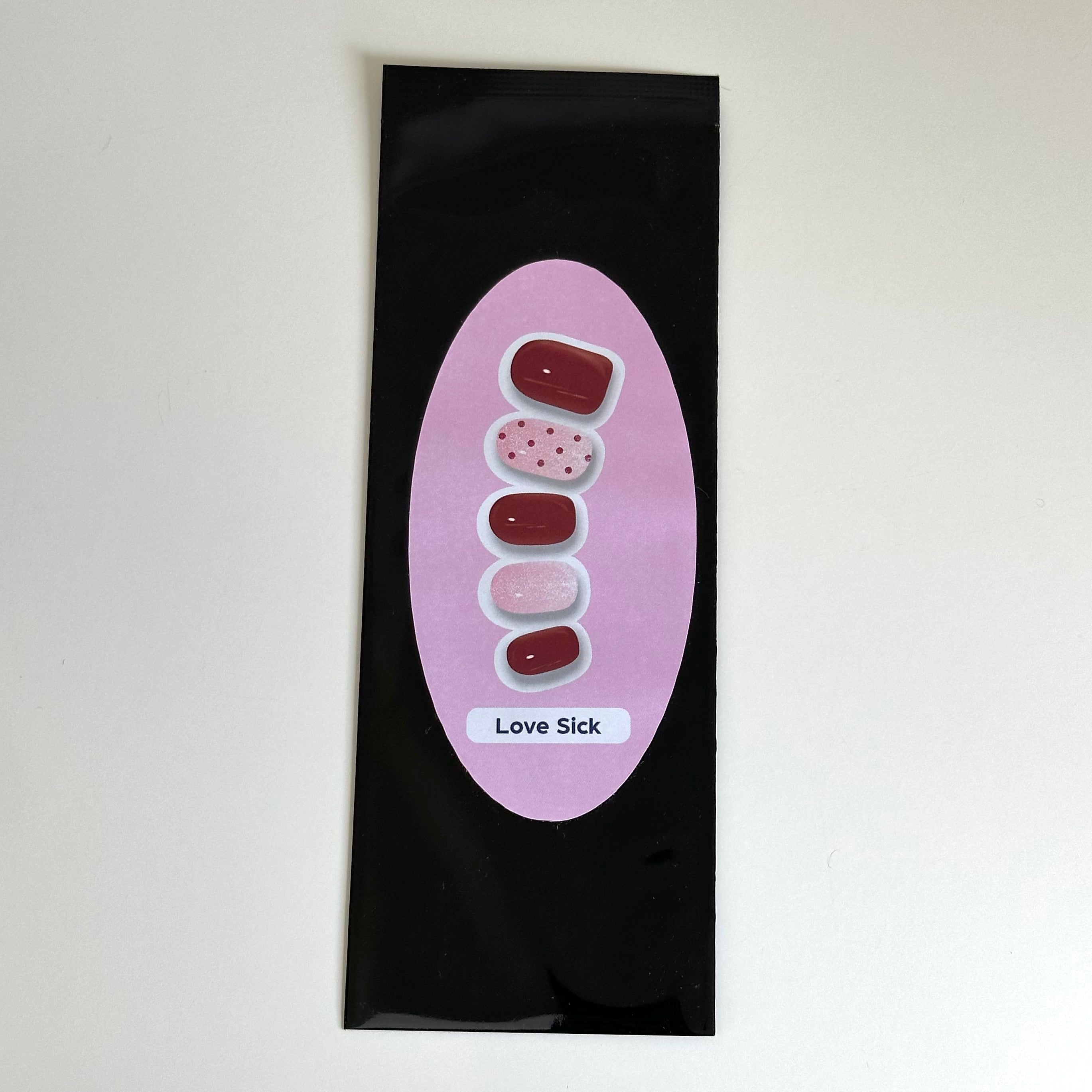 Love Sick | Super Jellies DIY Hard Semi Cured Gel Nail Wraps