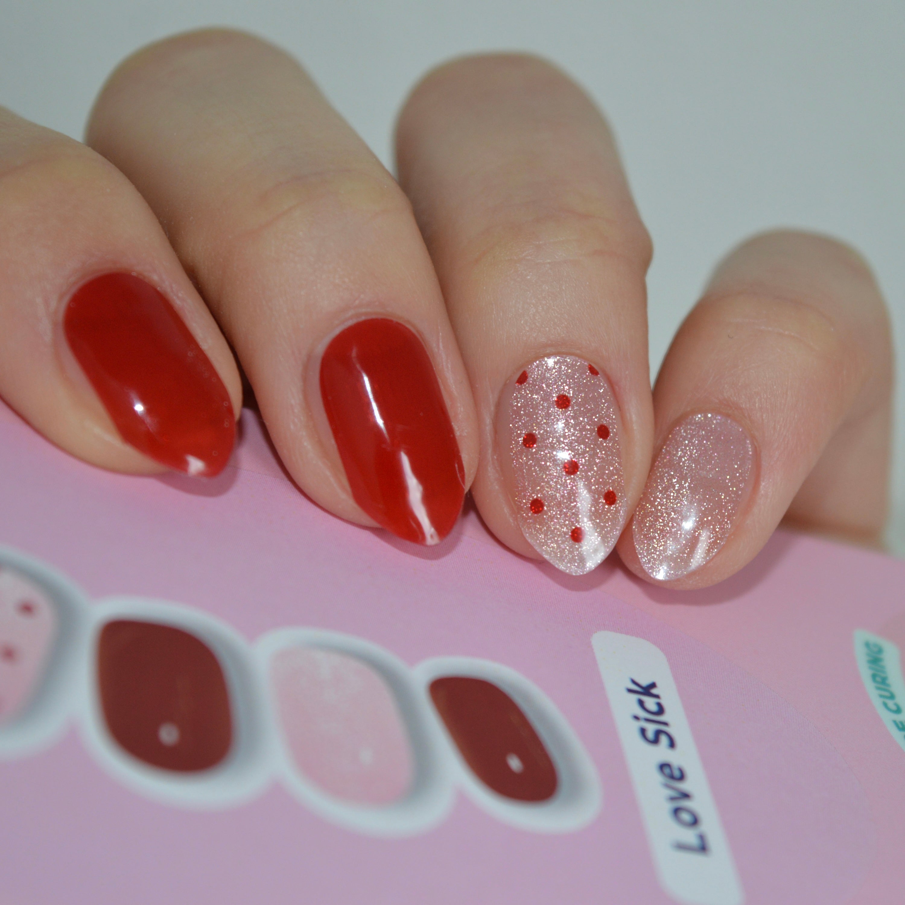 Love Sick | Super Jellies DIY Hard Semi Cured Gel Nail Wraps