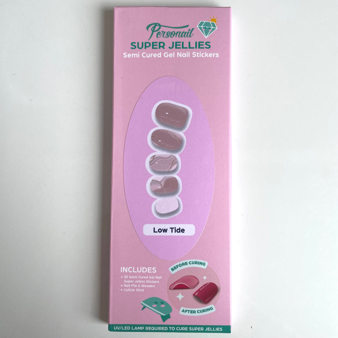 Low Tide | Super Jellies DIY Hard Semi Cured Gel Nail Wraps