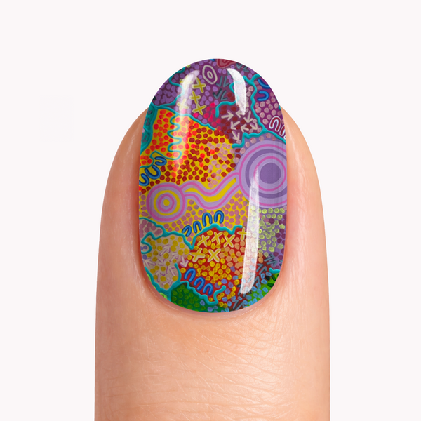 Magali Biik (This land) x Luruk In | Nail Polish Wraps