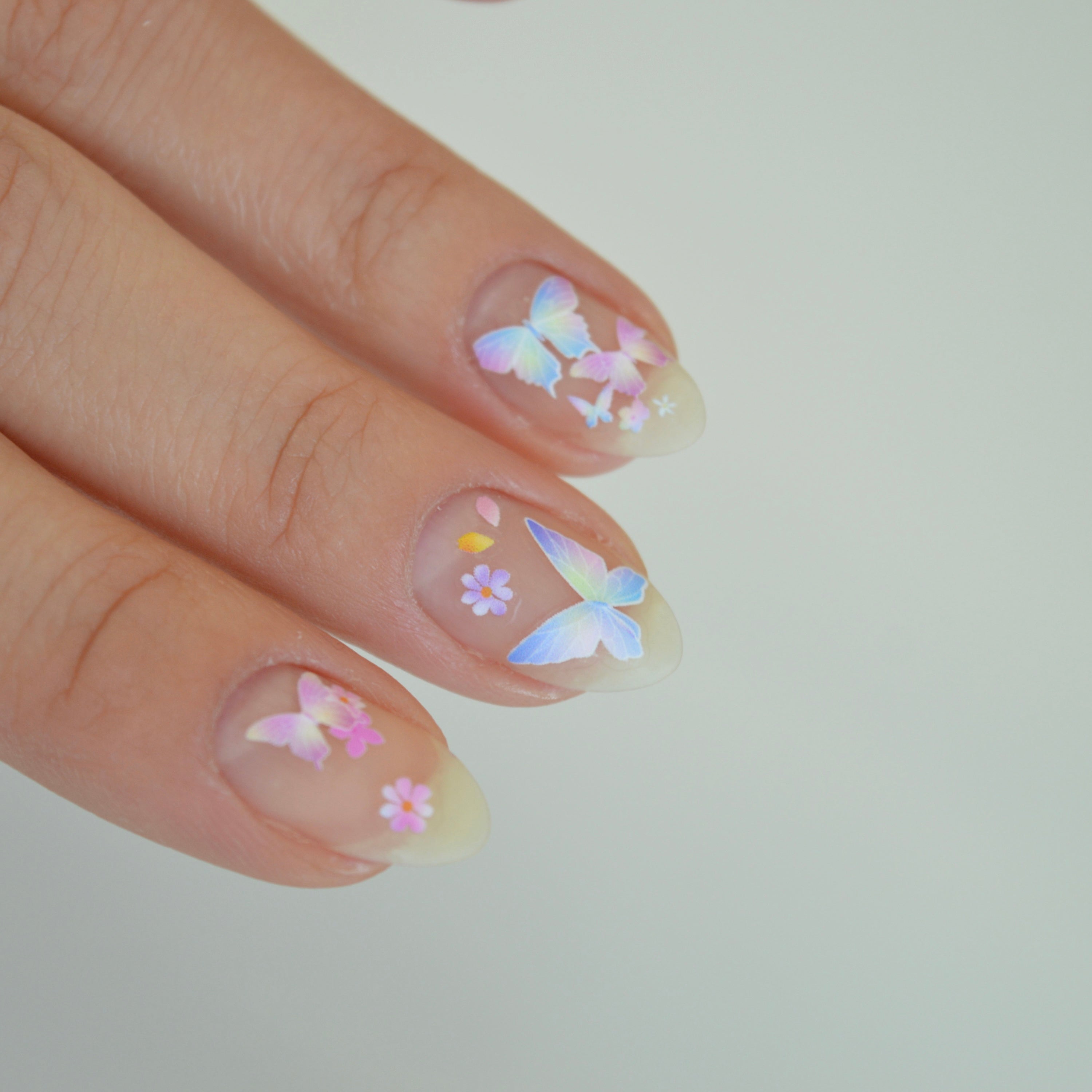Matte Butterfly Nail Art Sticker