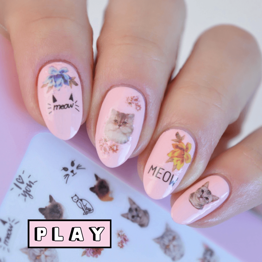 Meredith Grey PLAY Nail Art Sticker