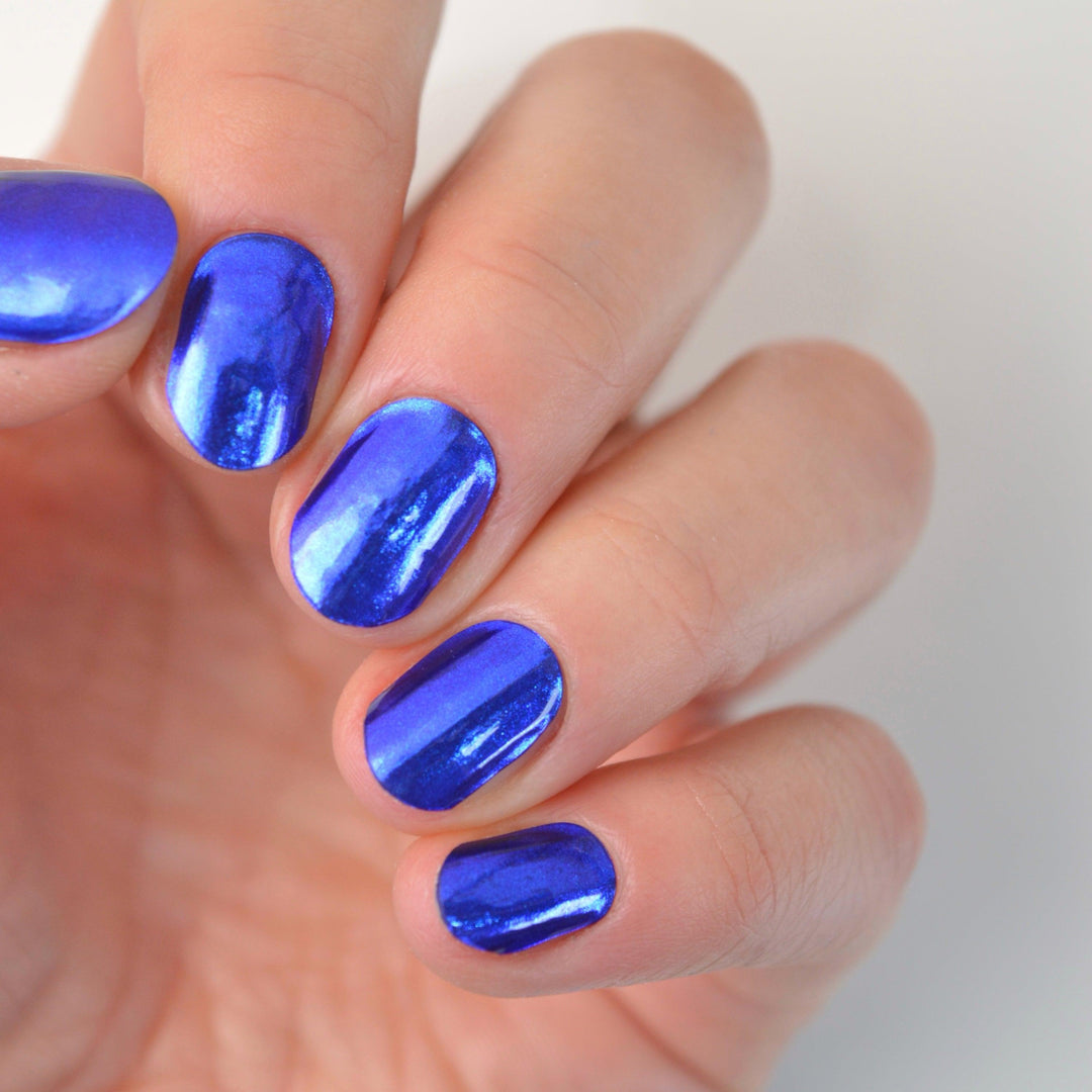 Metals (Blue) | Super Jellies DIY Hard Semi Cured Gel Nail Wraps
